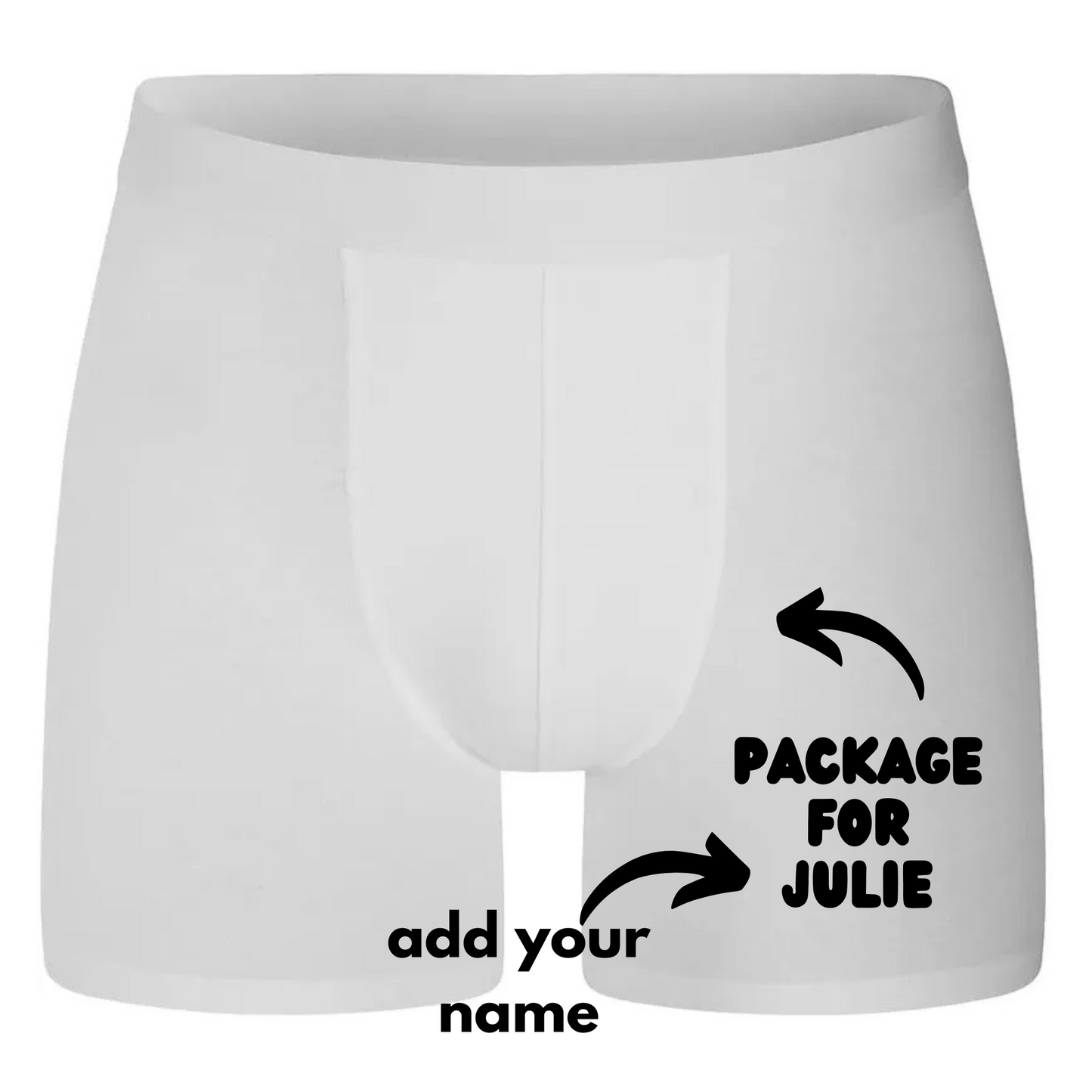 Package For... Personalised Boxers