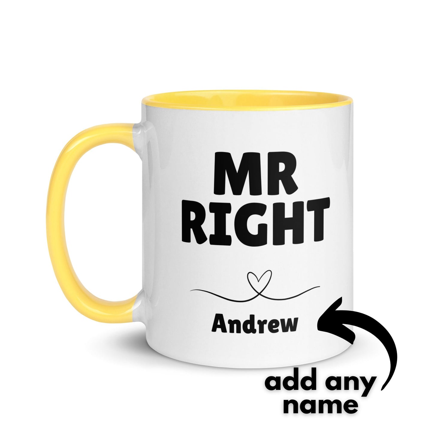 Mr Right Personalised Mug