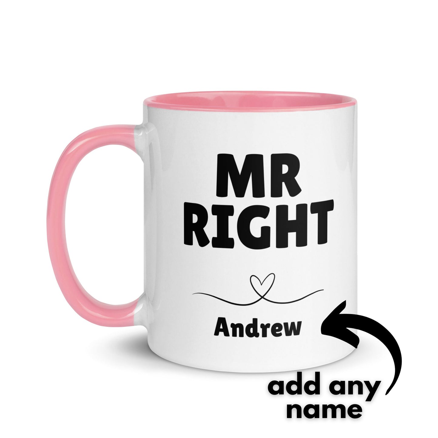 Mr Right Personalised Mug