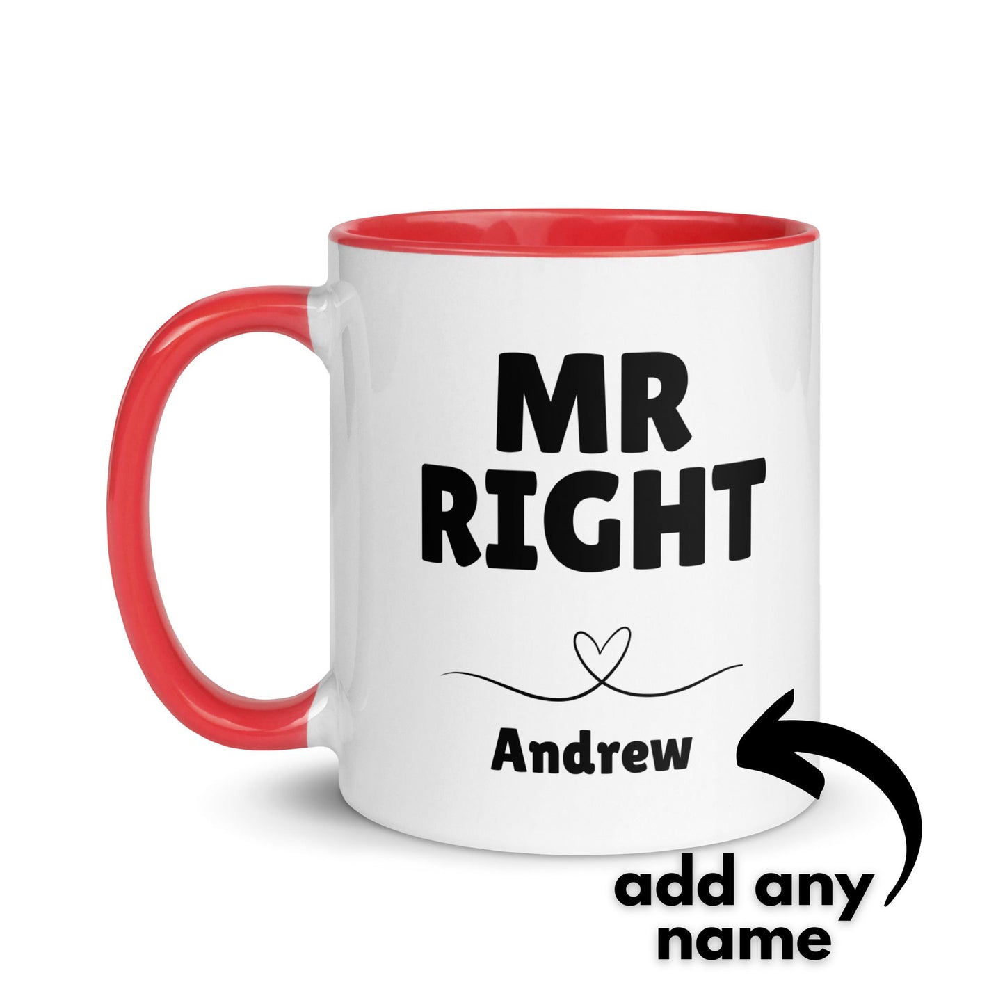 Mr Right Personalised Mug