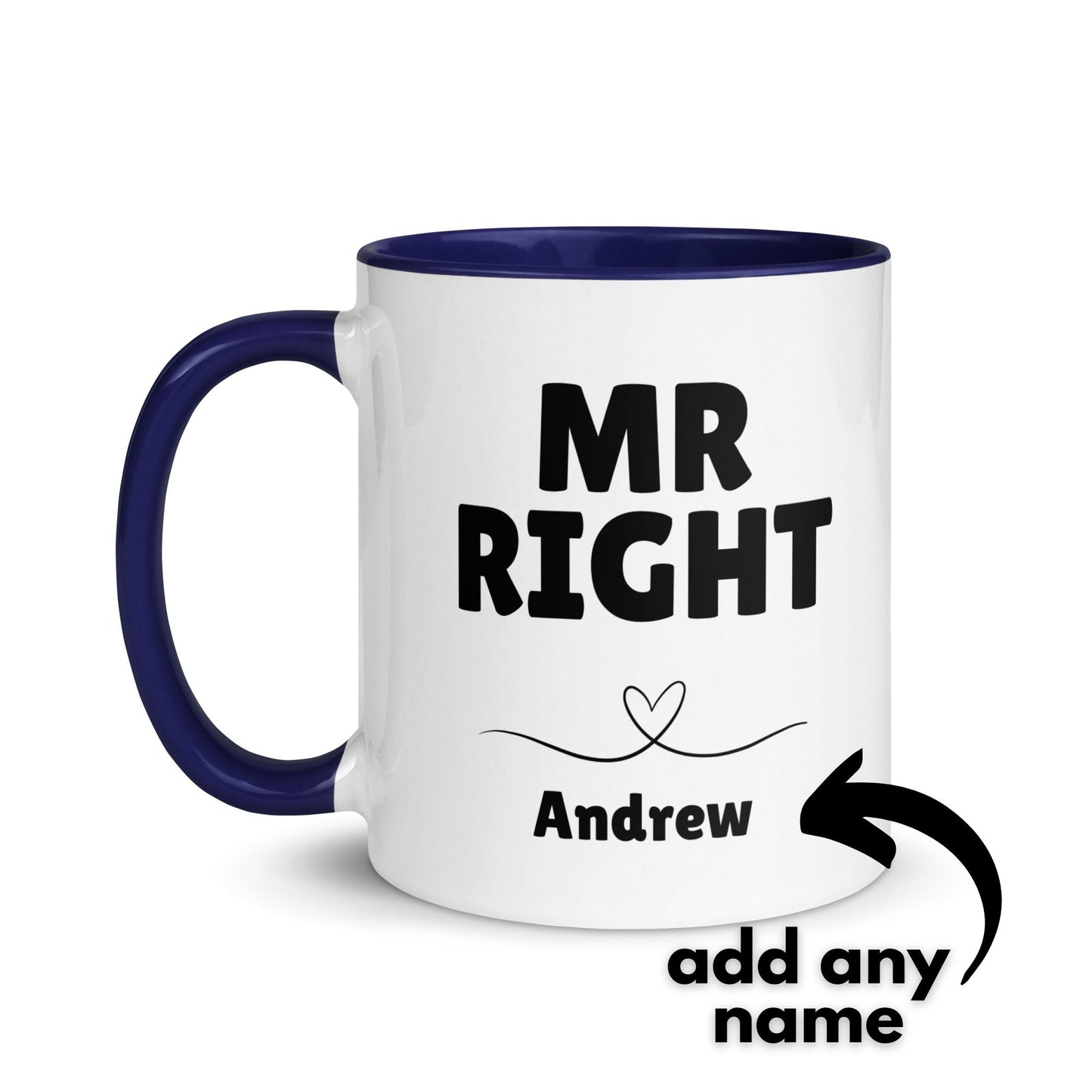 Mr Right Personalised Mug