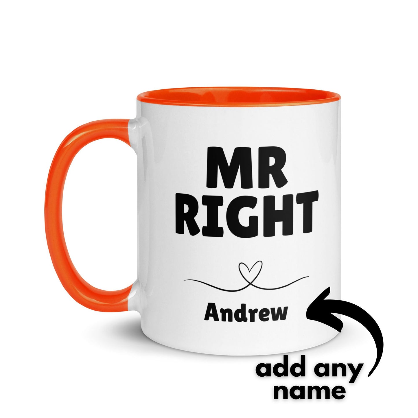 Mr Right Personalised Mug