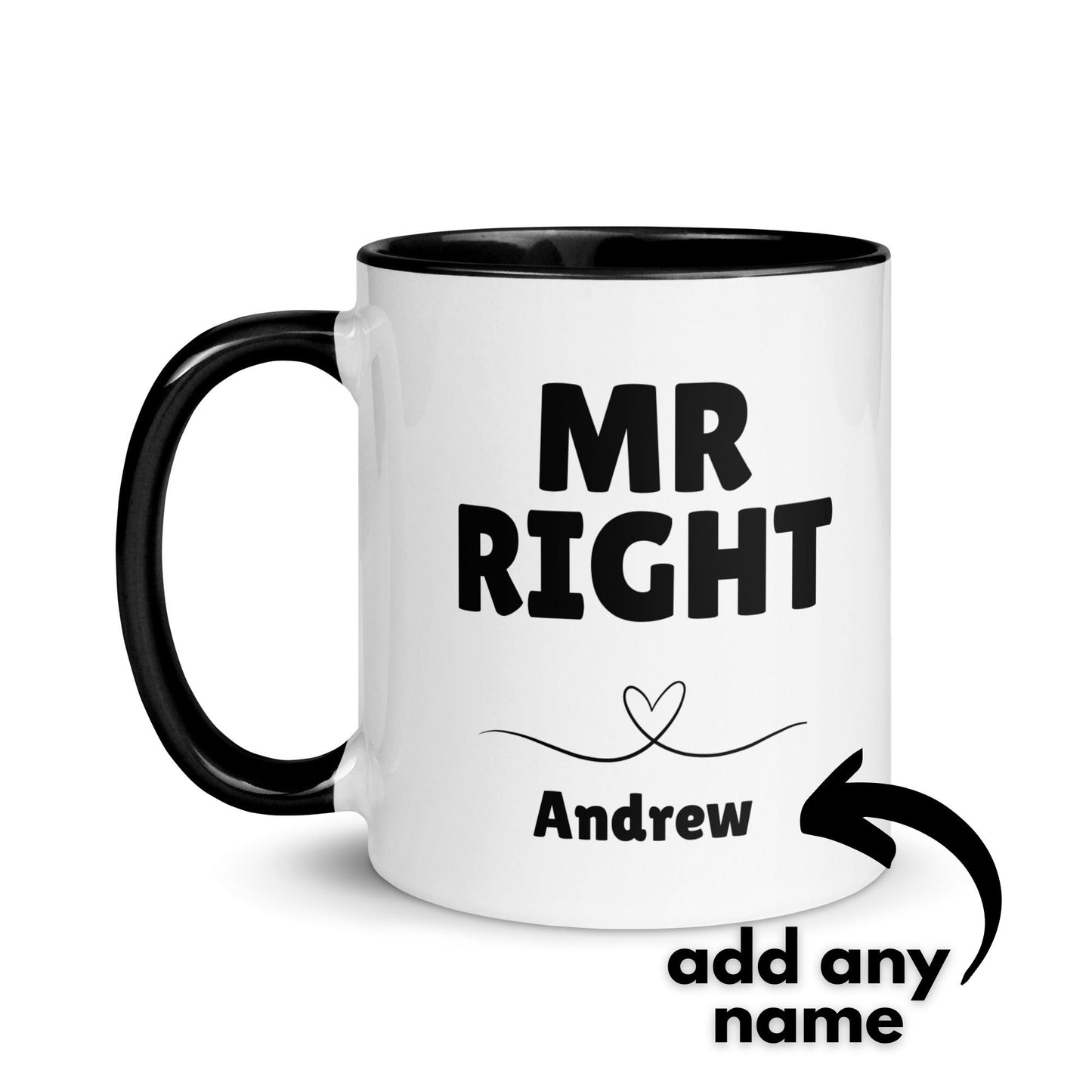 Mr Right Personalised Mug