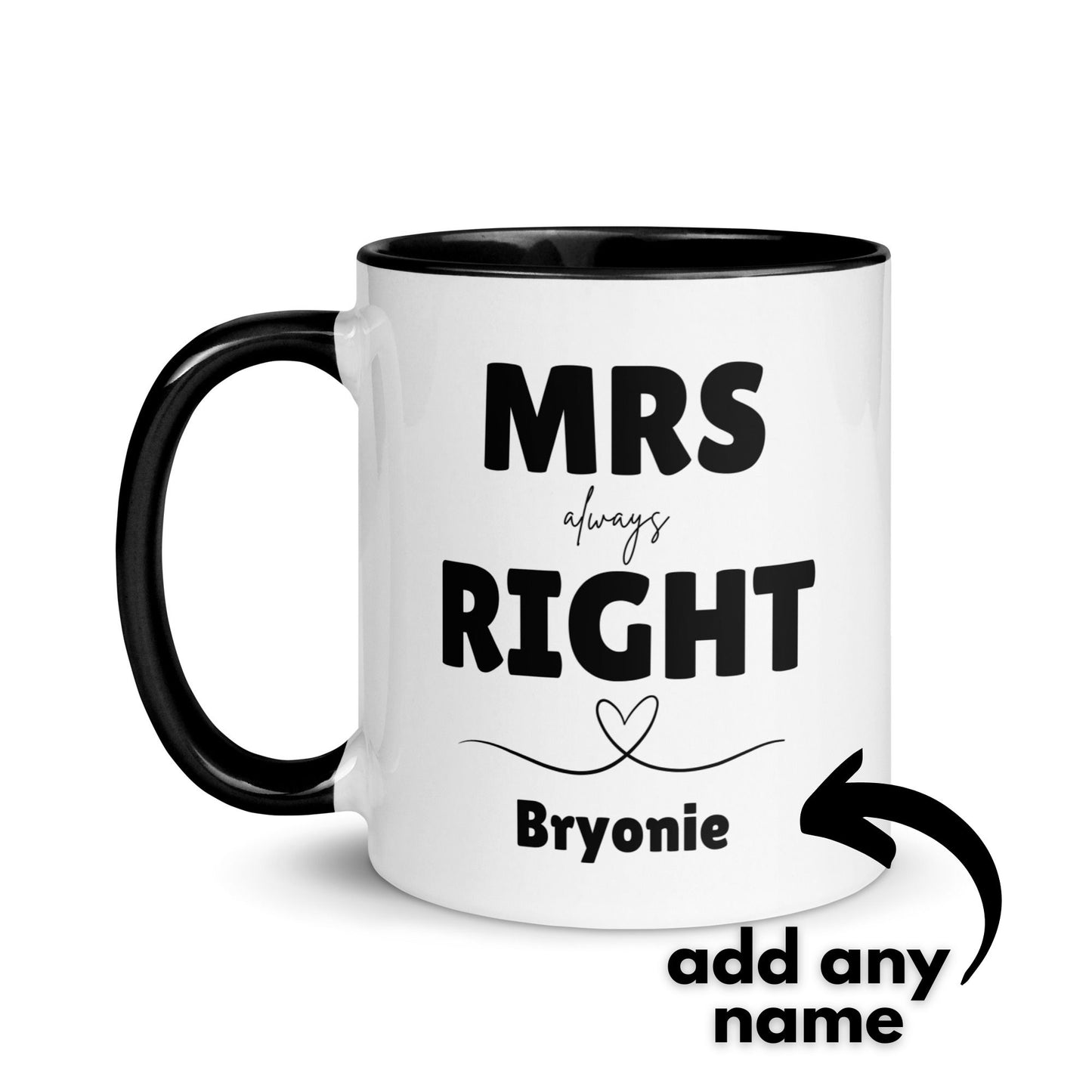 Mrs Always Right Personalised Mug