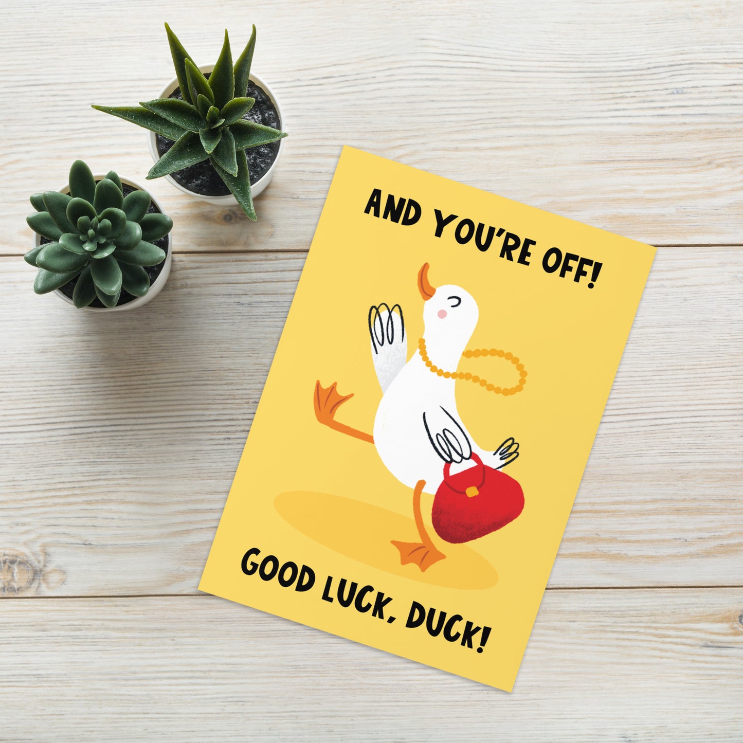 Good Luck, Duck Card