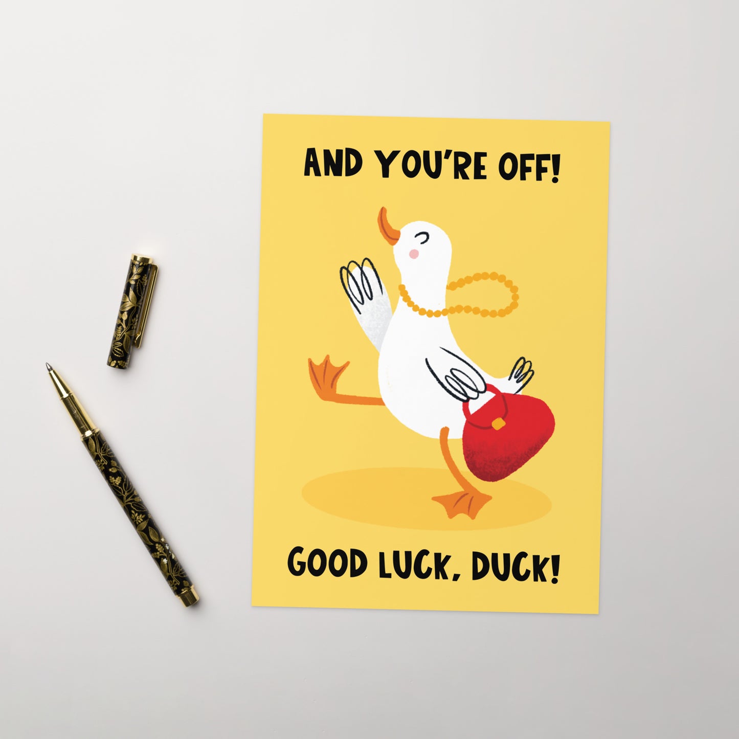 Good Luck, Duck Card