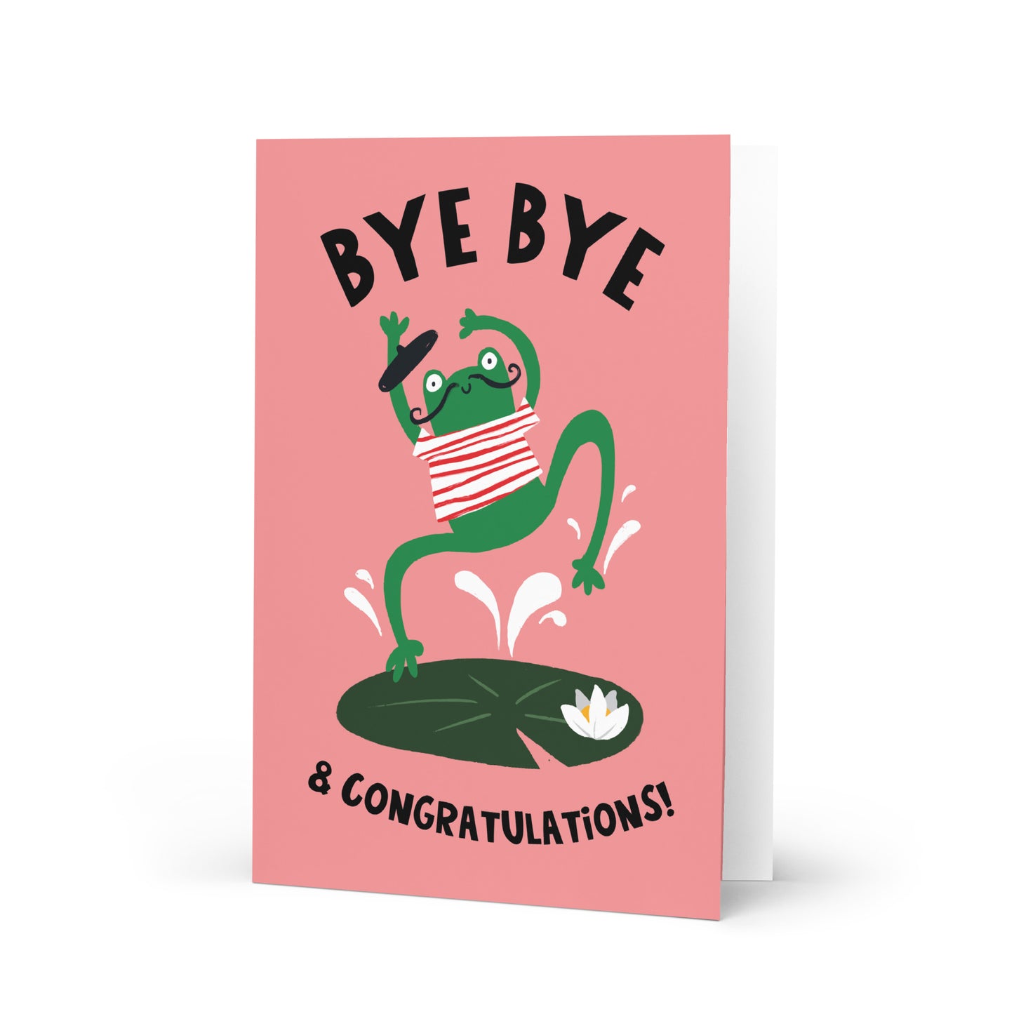 Bye Bye & Congratulations Card