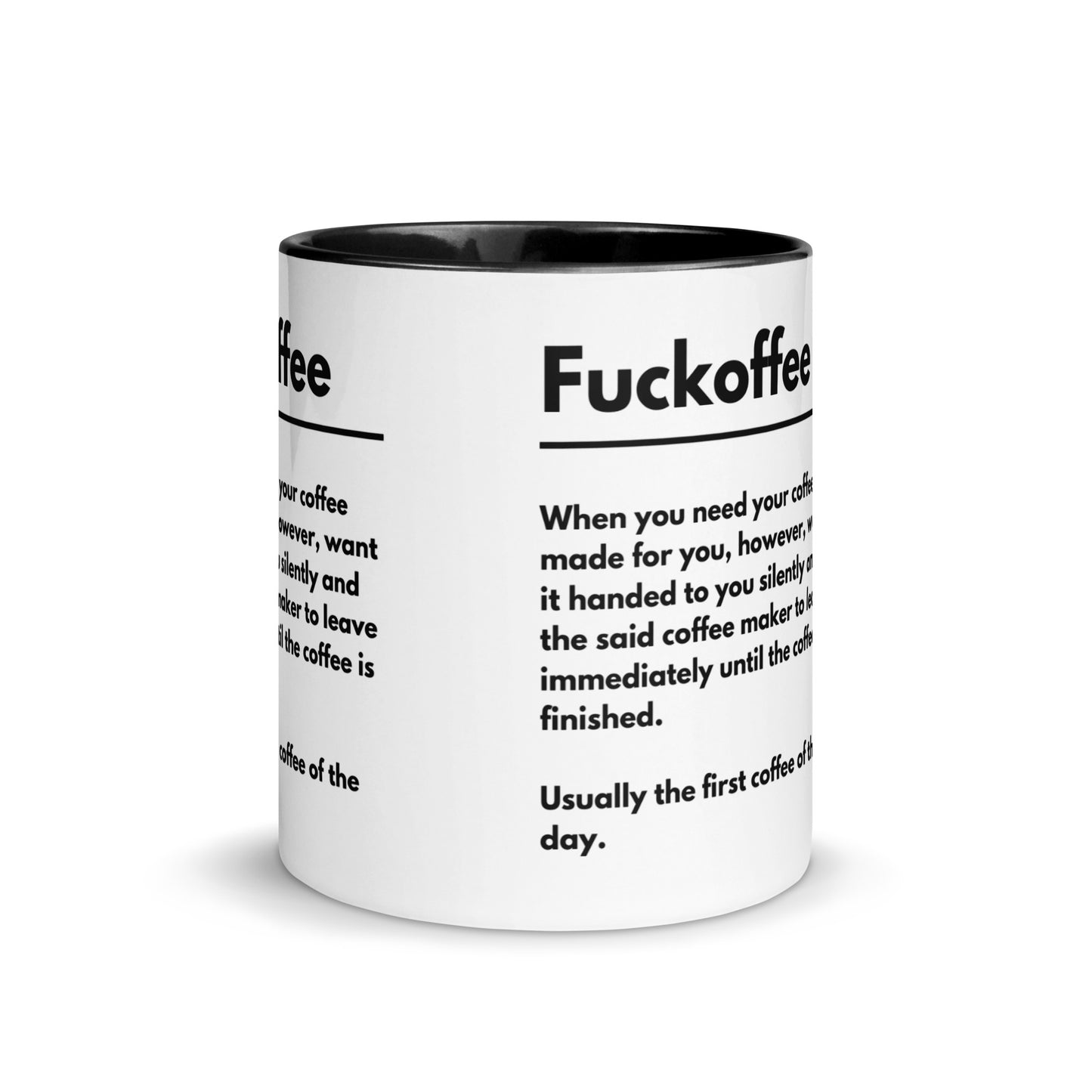 Fuckoffee Silly and Rude Mug