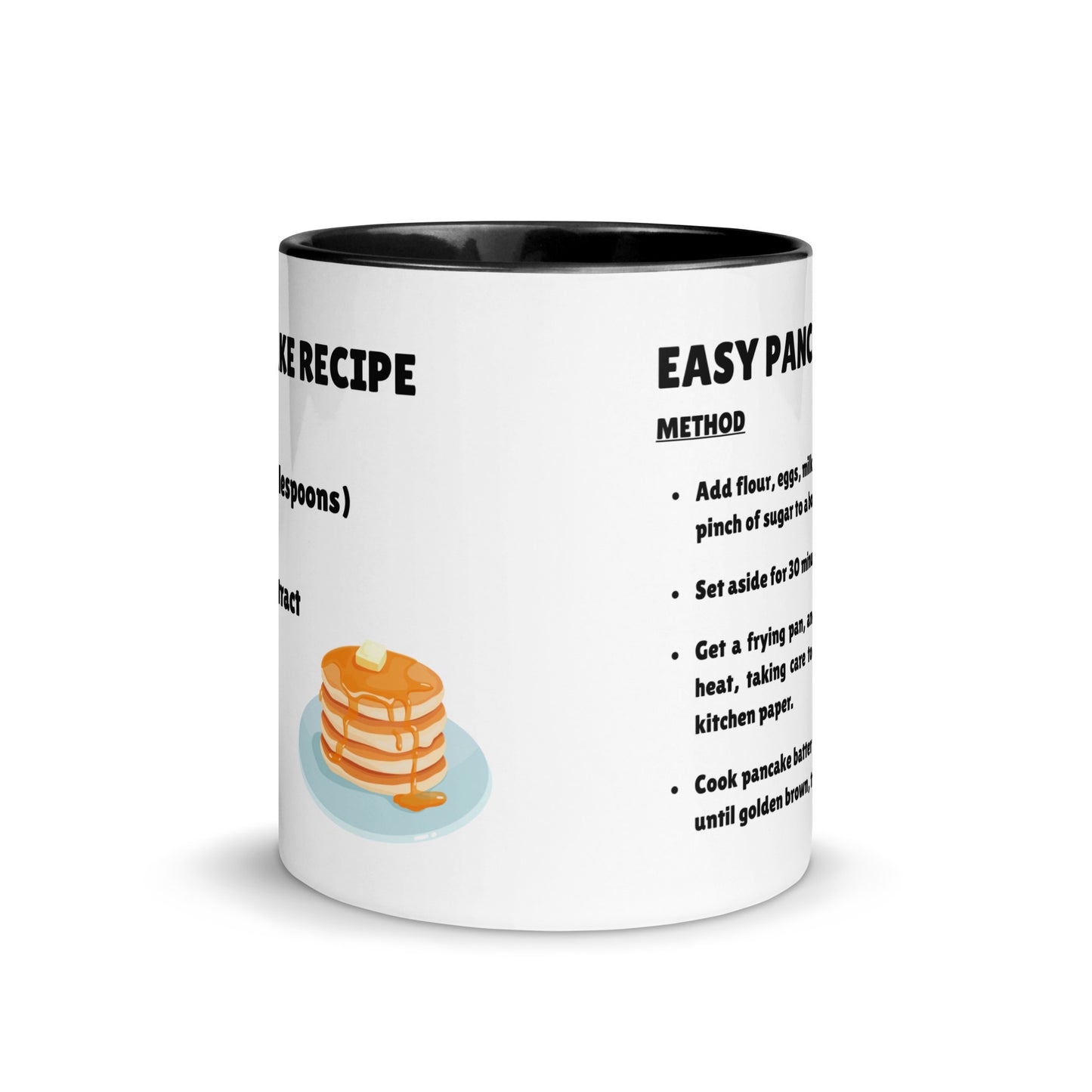 Easy Pancake Recipe Mug