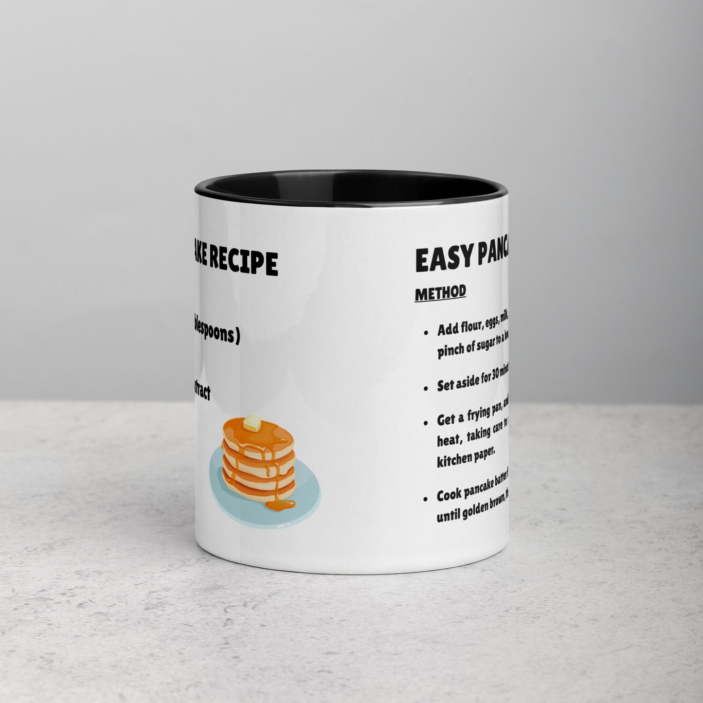 Easy Pancake Recipe Mug