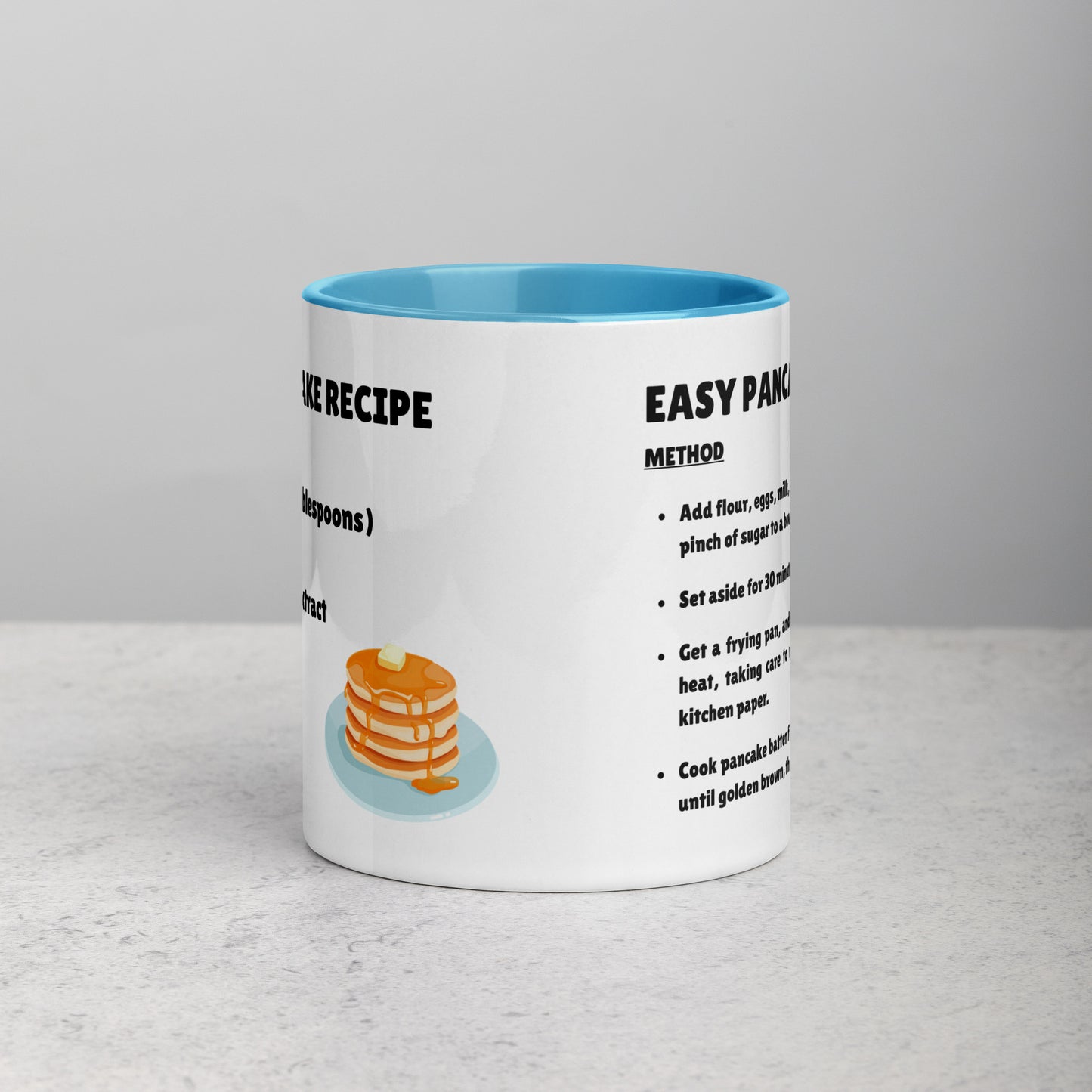Easy Pancake Recipe Mug