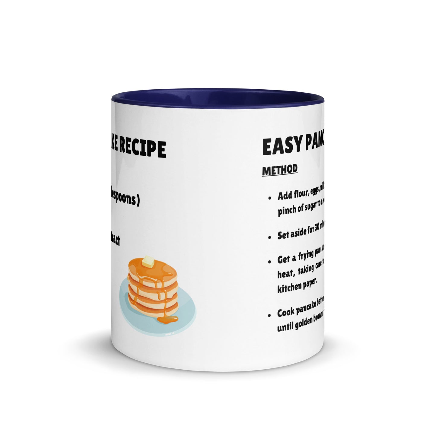 Easy Pancake Recipe Mug
