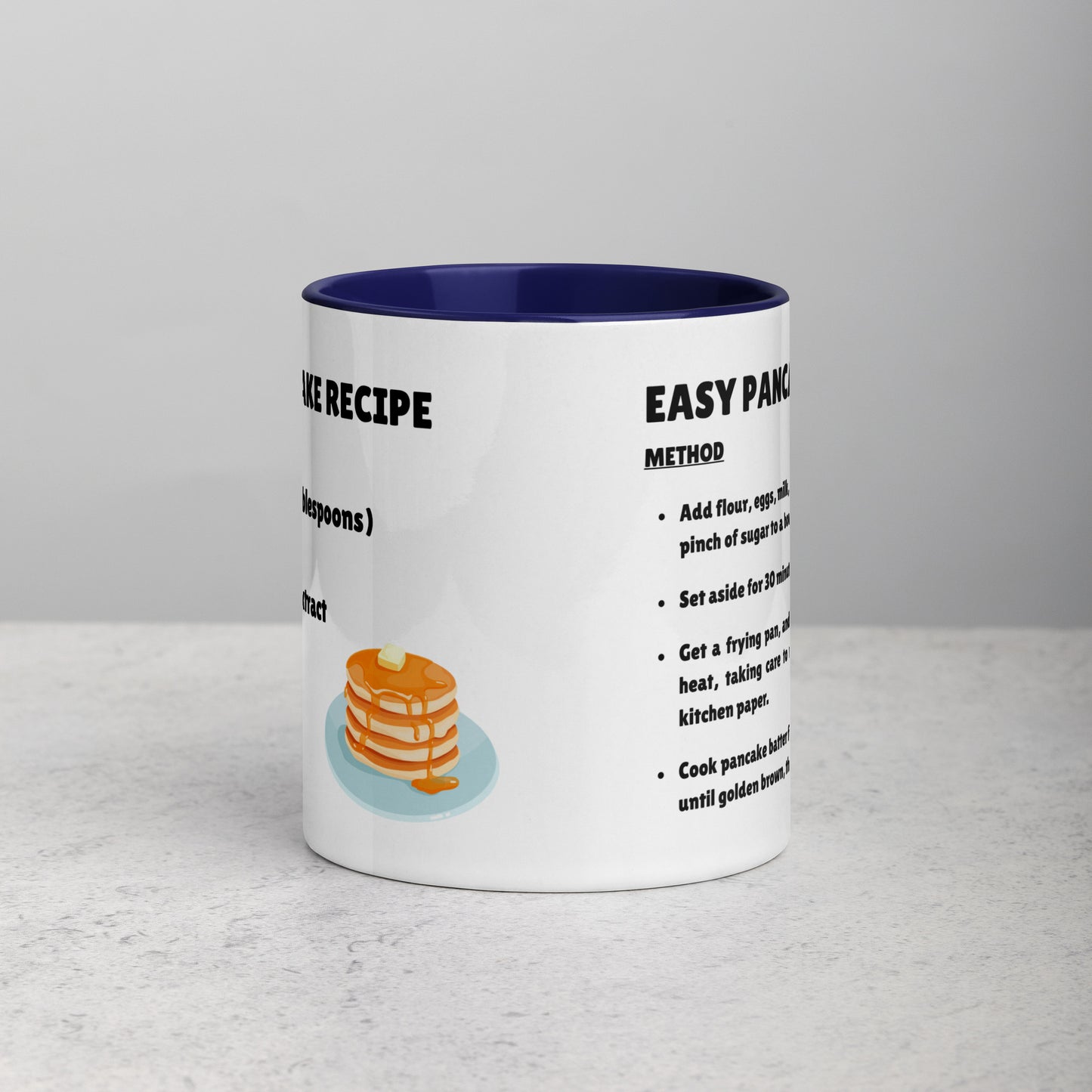 Easy Pancake Recipe Mug