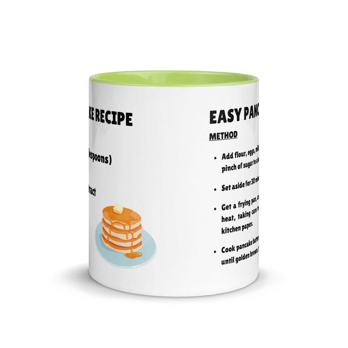 Easy Pancake Recipe Mug