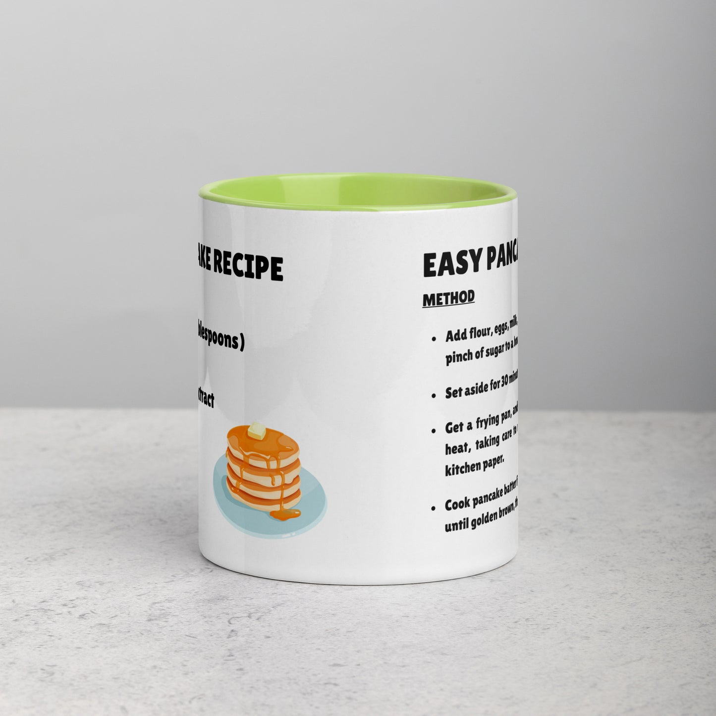Easy Pancake Recipe Mug