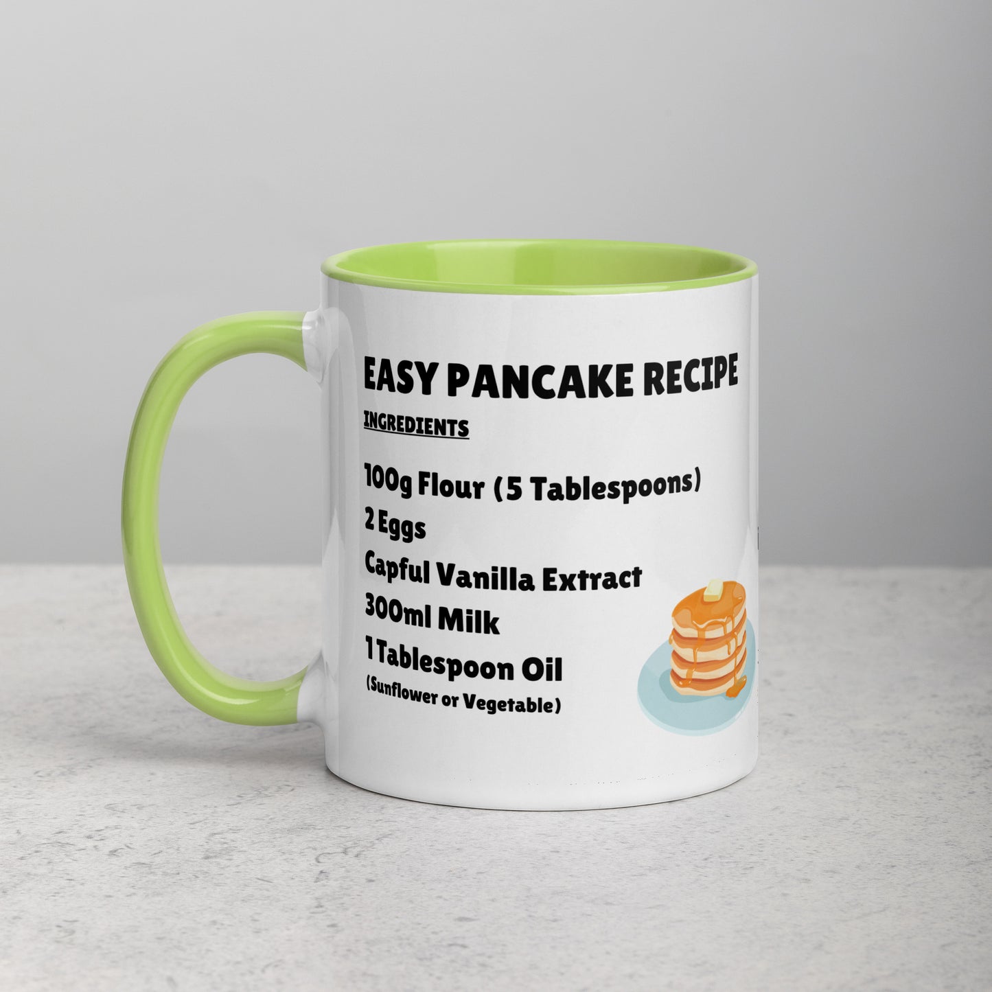 Easy Pancake Recipe Mug
