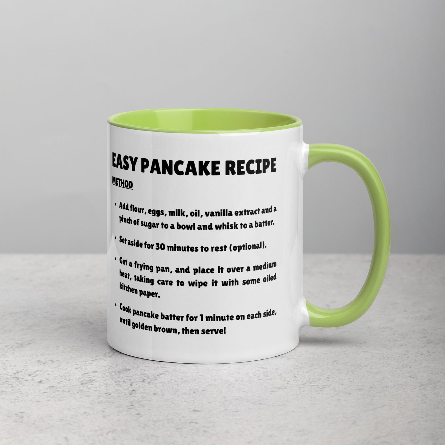 Easy Pancake Recipe Mug