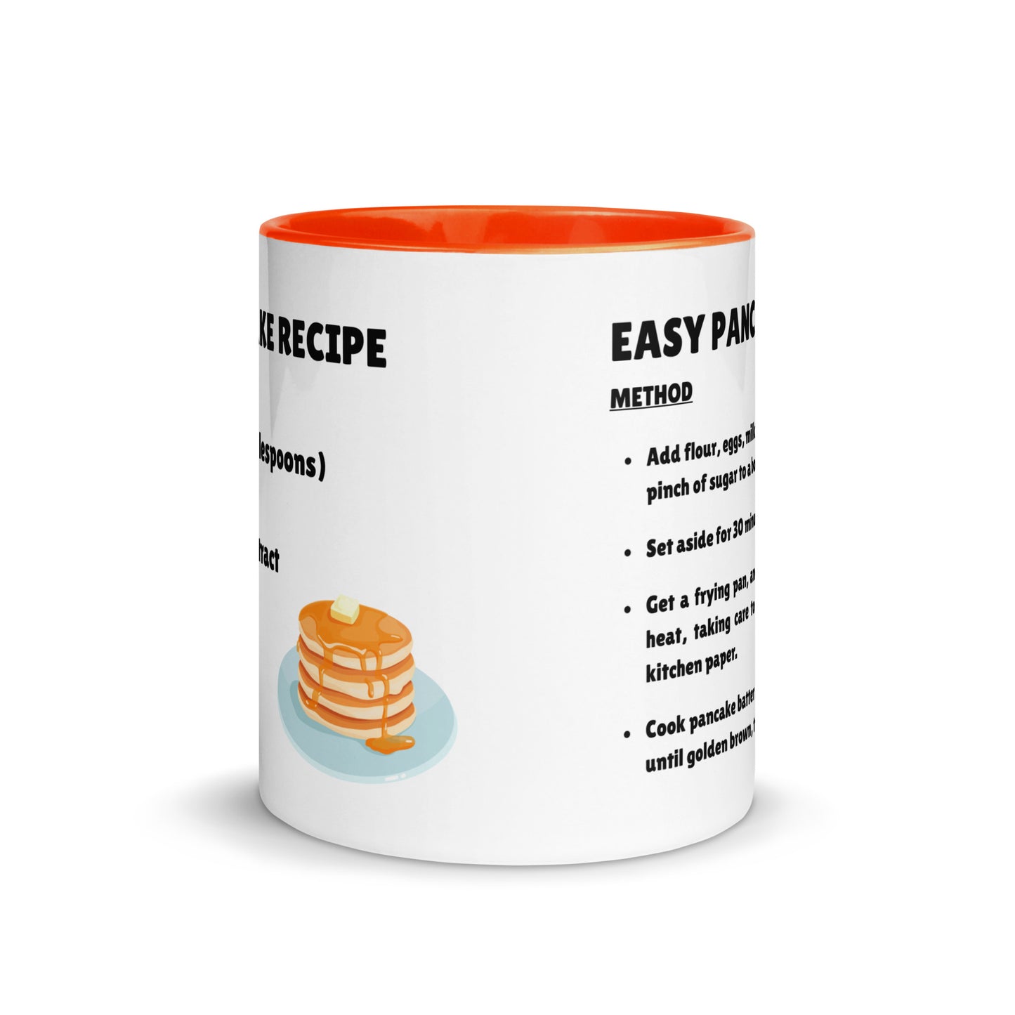 Easy Pancake Recipe Mug