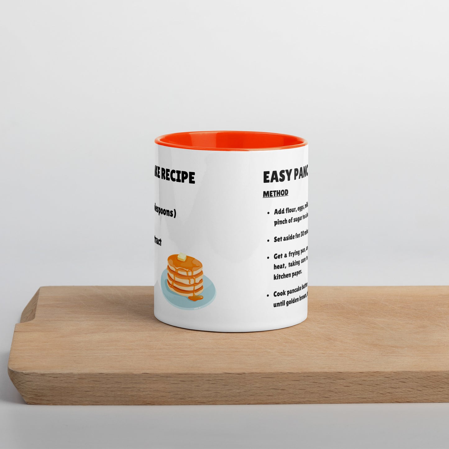 Easy Pancake Recipe Mug