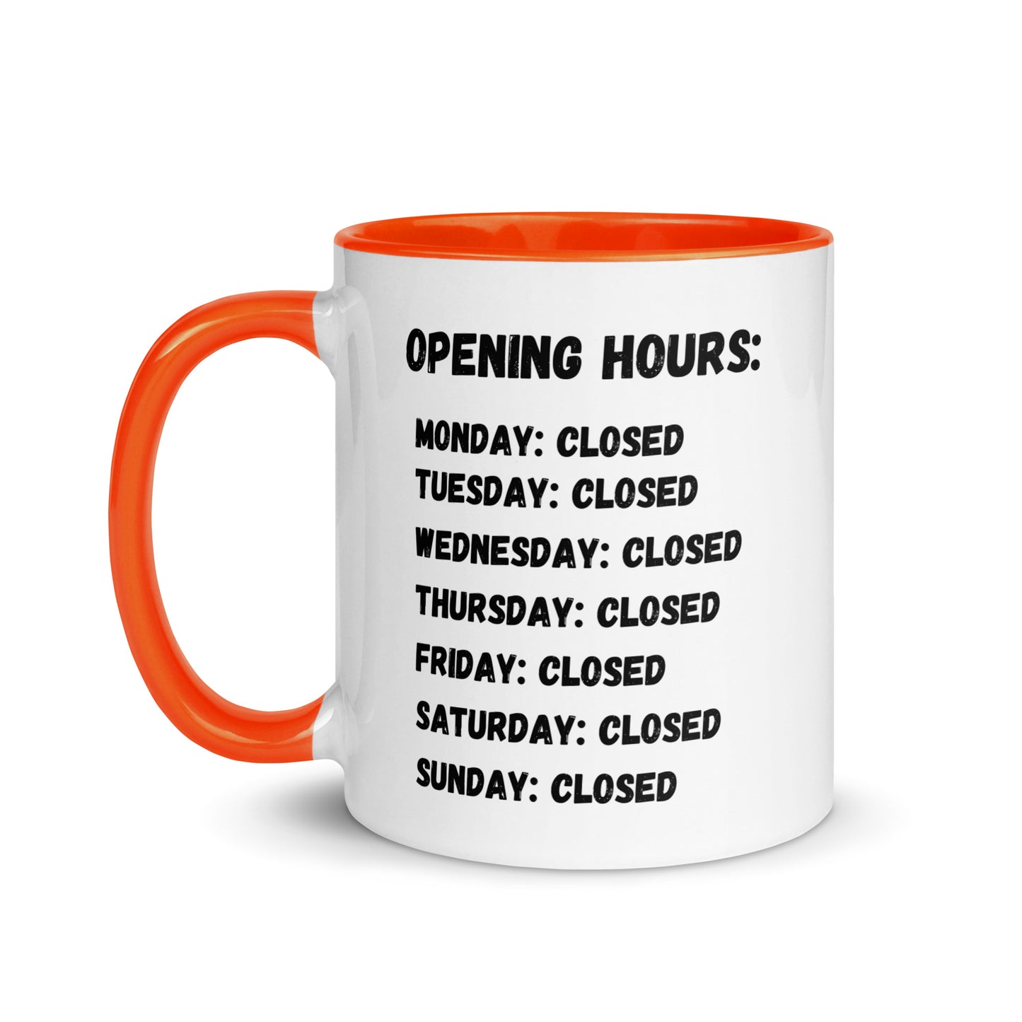 Opening Hours Mug
