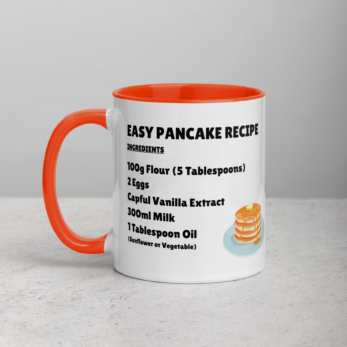 Easy Pancake Recipe Mug