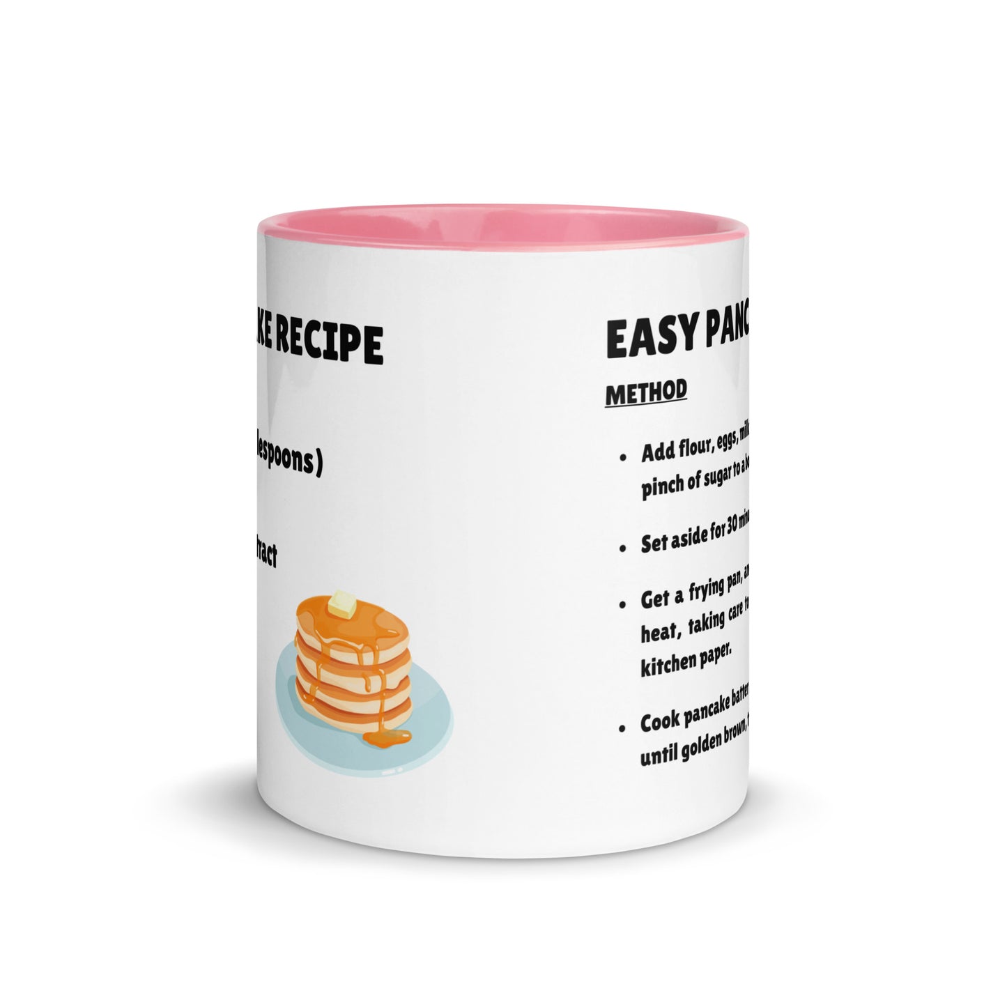 Easy Pancake Recipe Mug