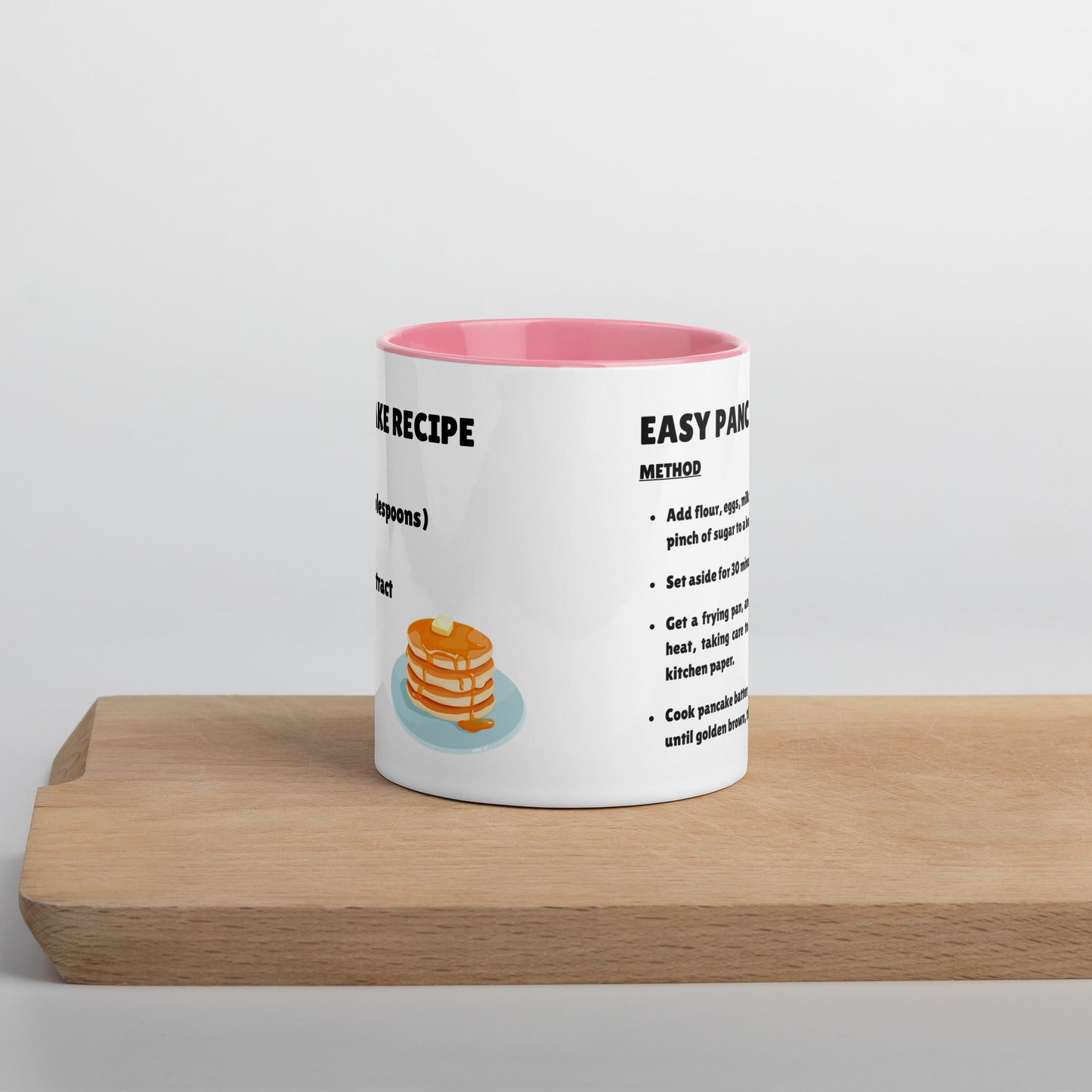 Easy Pancake Recipe Mug