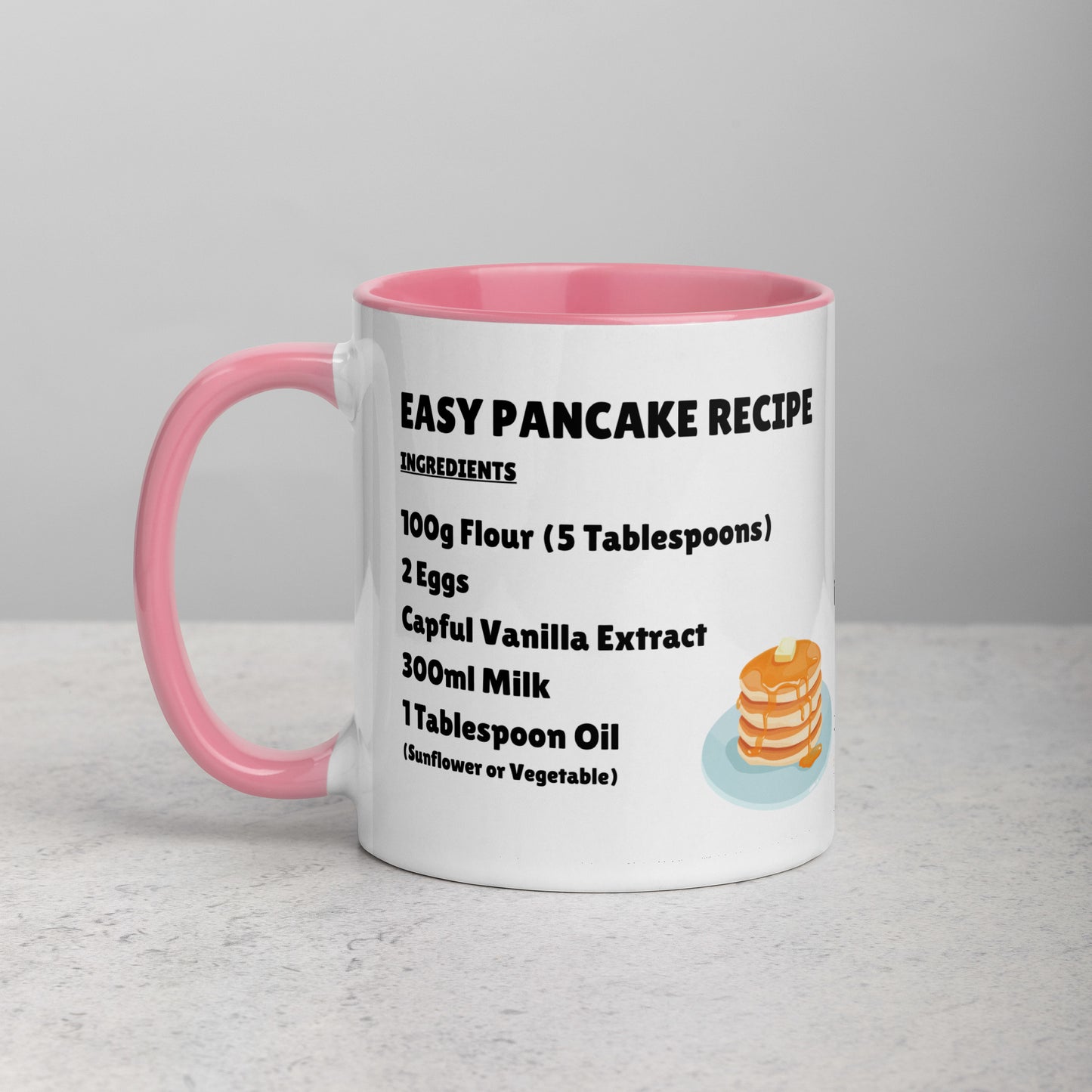 Easy Pancake Recipe Mug