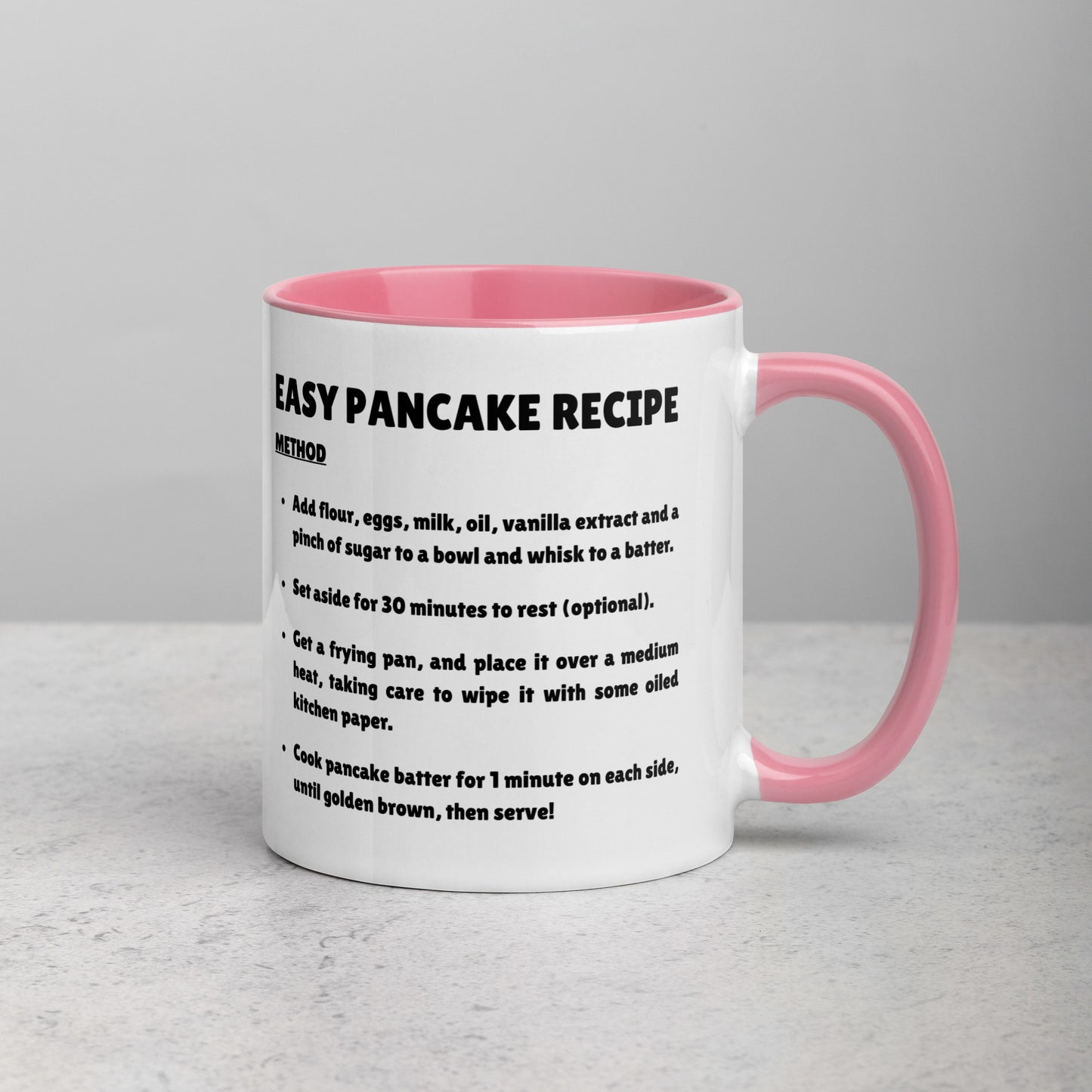 Easy Pancake Recipe Mug