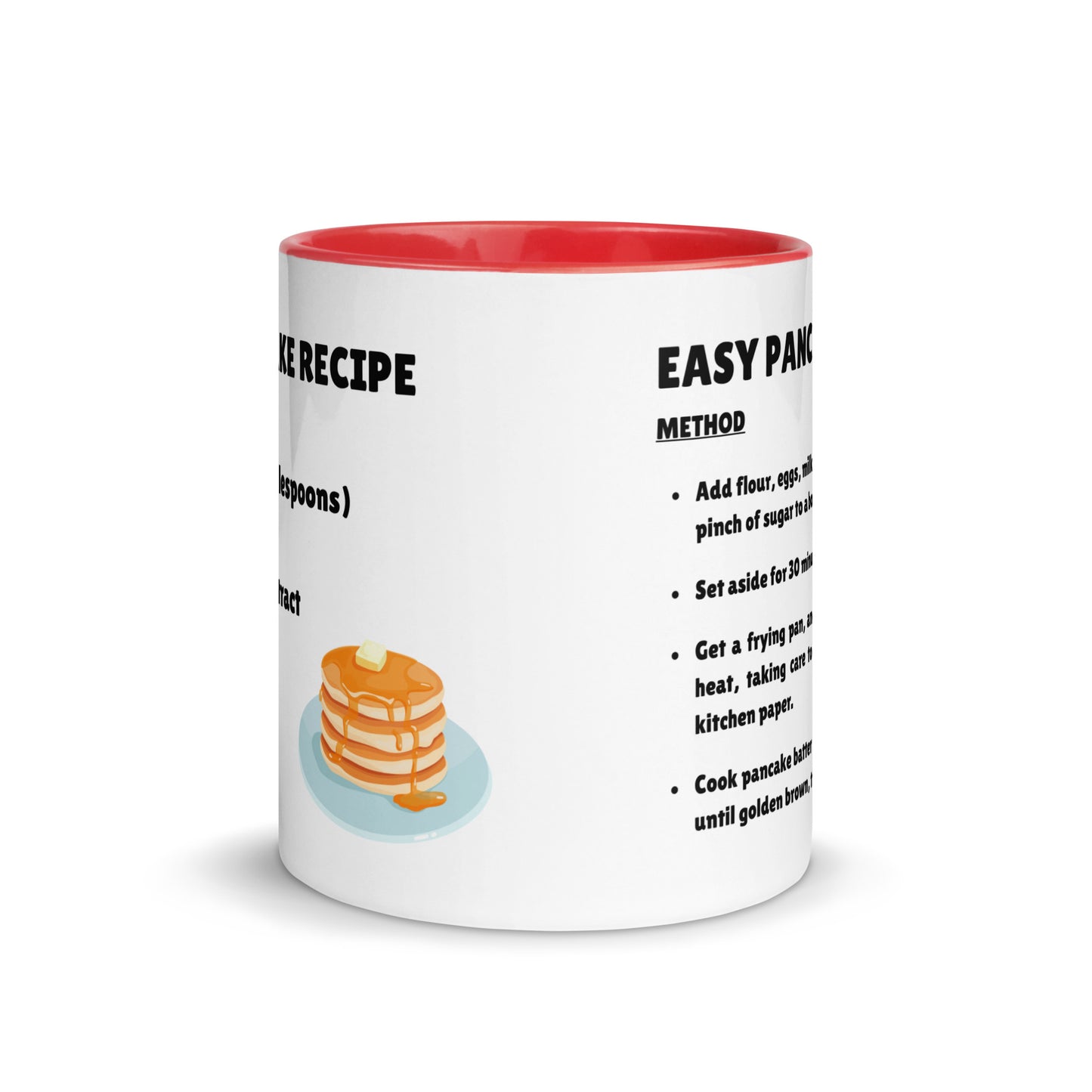 Easy Pancake Recipe Mug