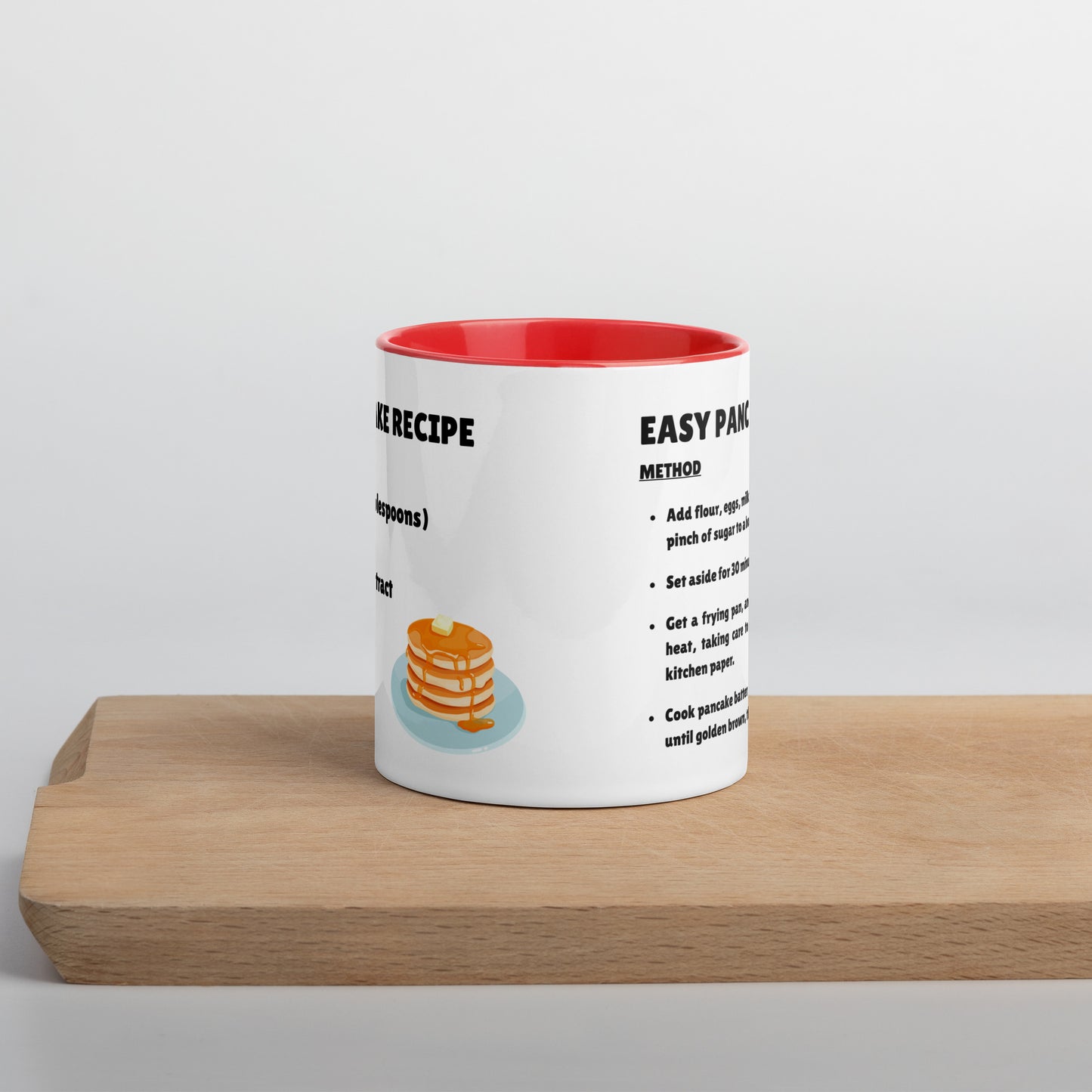 Easy Pancake Recipe Mug