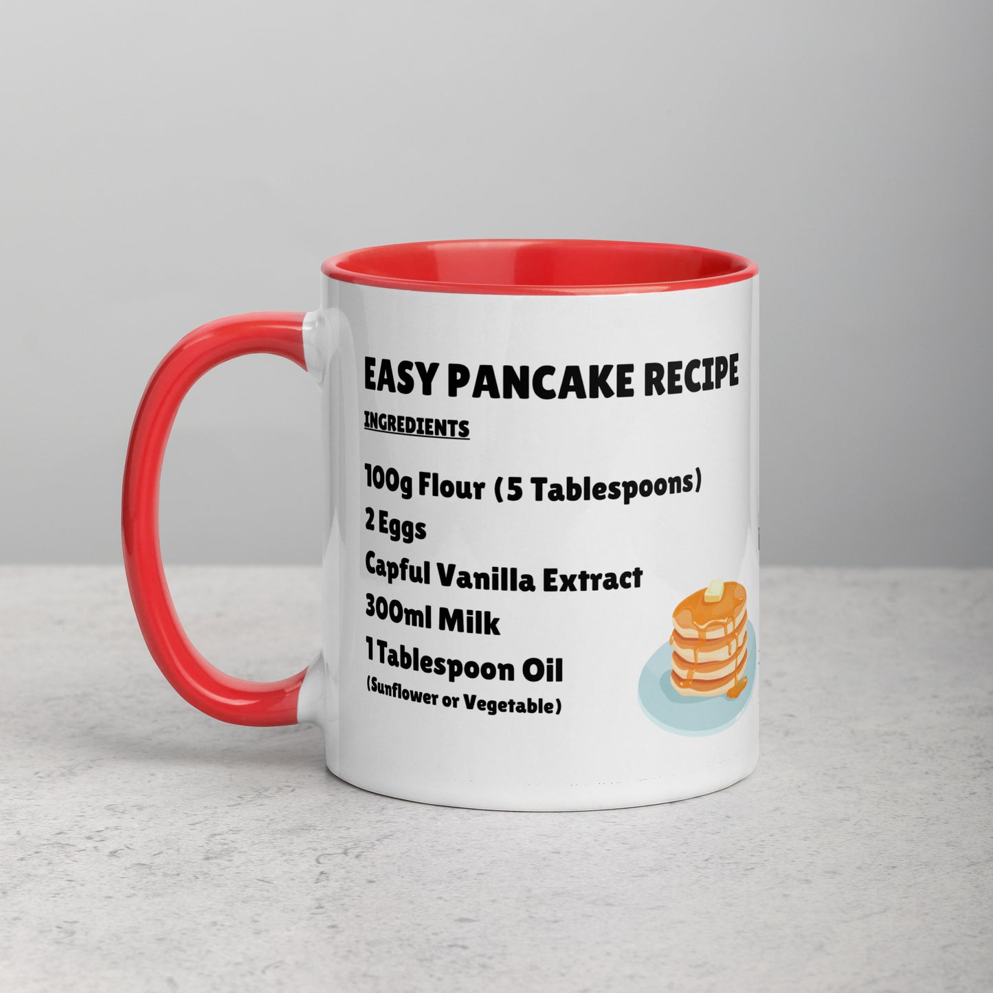 Easy Pancake Recipe Mug