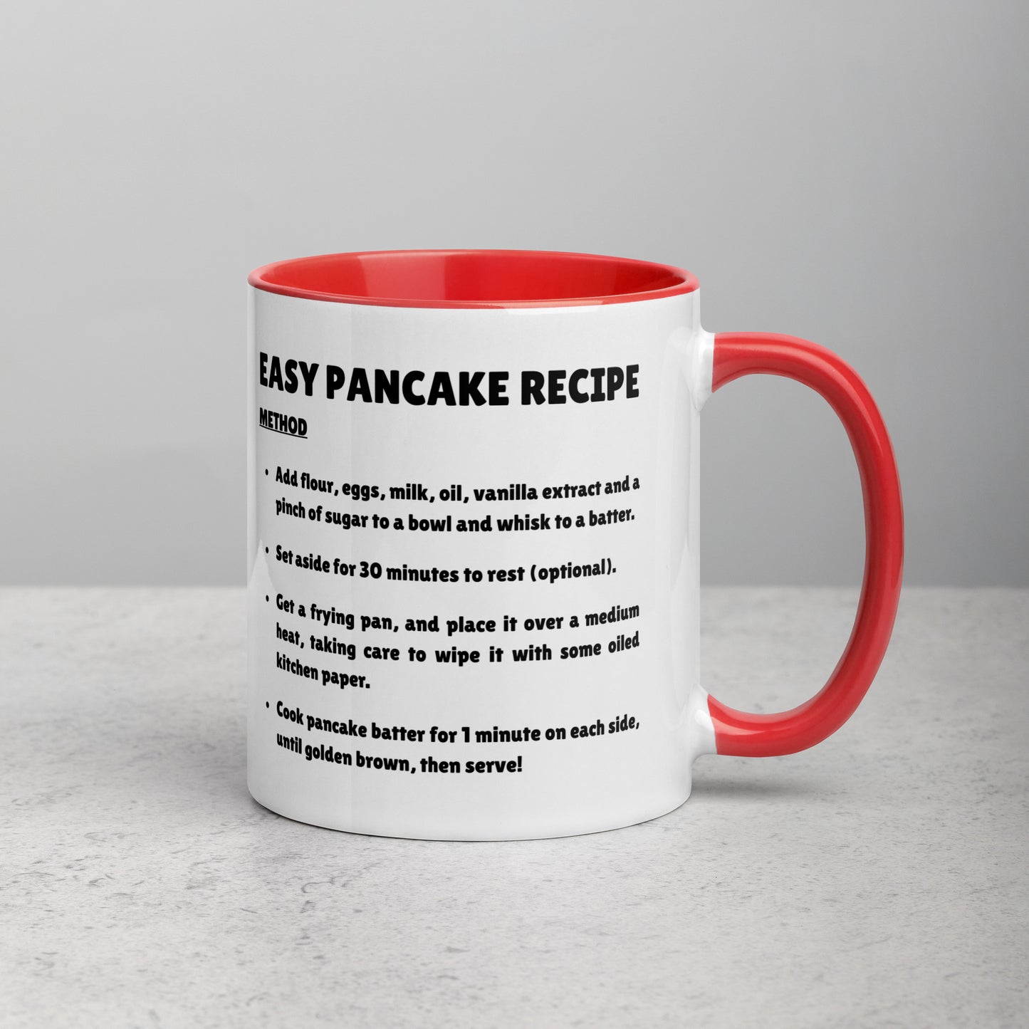 Easy Pancake Recipe Mug