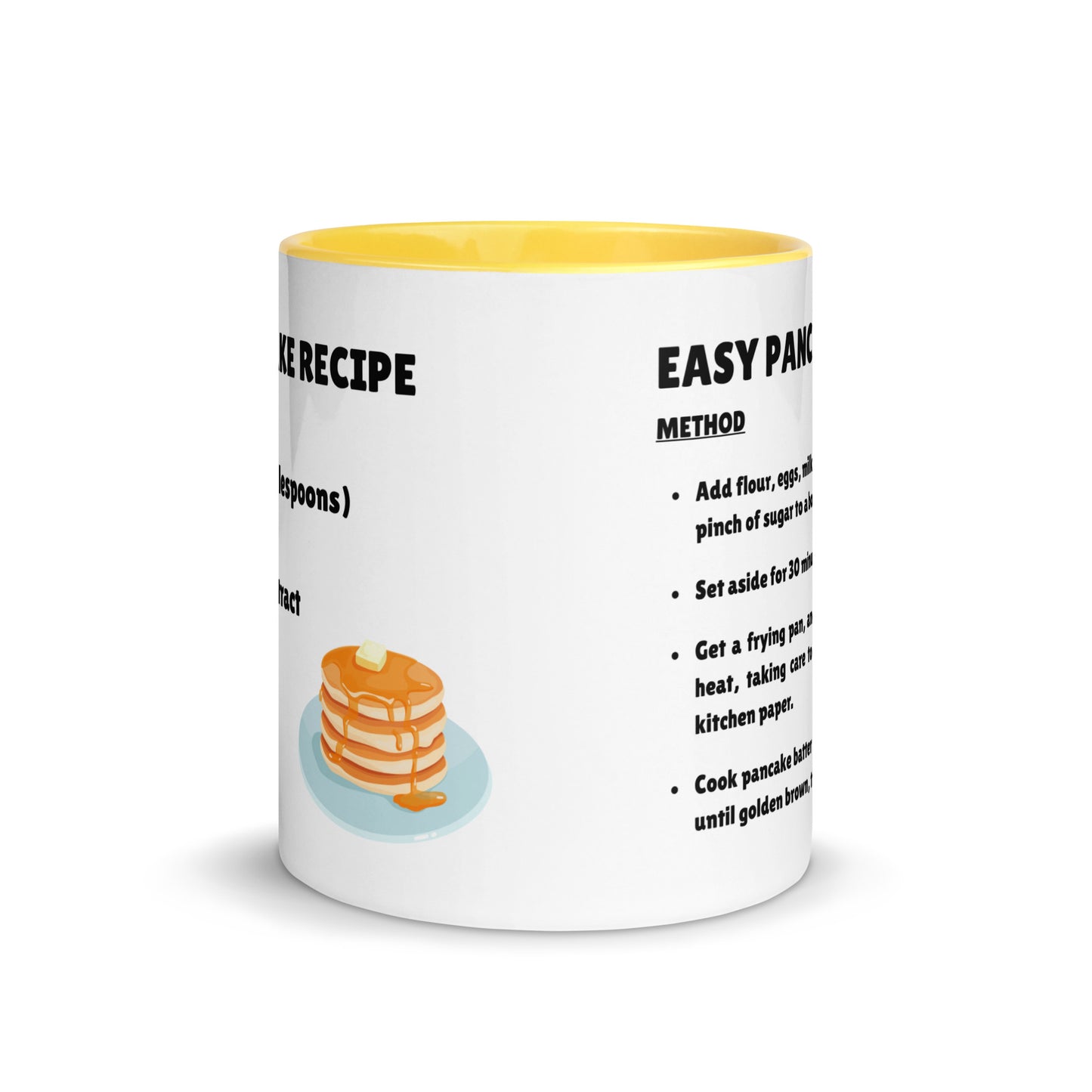 Easy Pancake Recipe Mug
