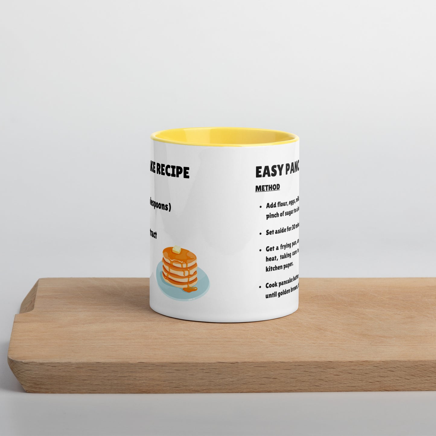 Easy Pancake Recipe Mug