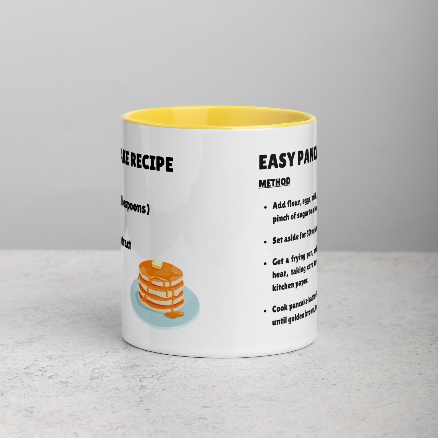 Easy Pancake Recipe Mug