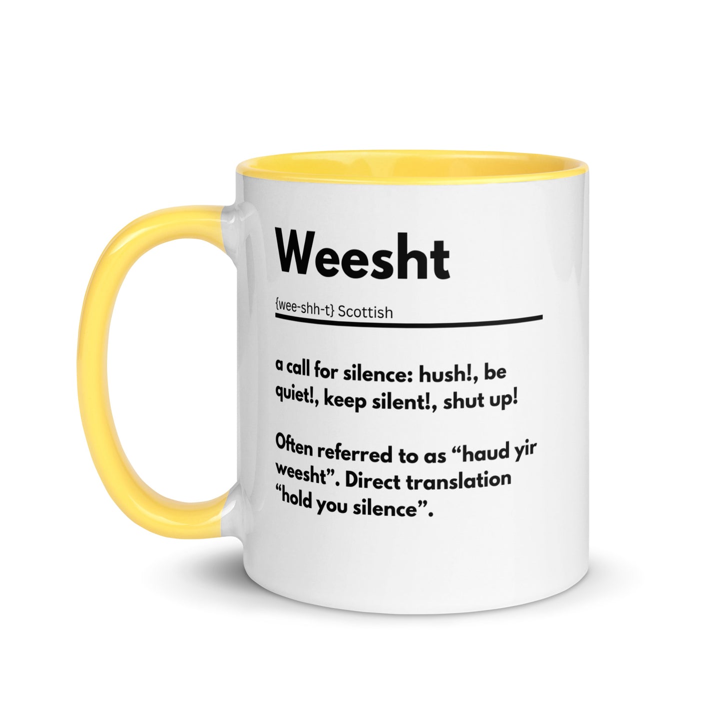 Scottish Definition Mug - Weesht