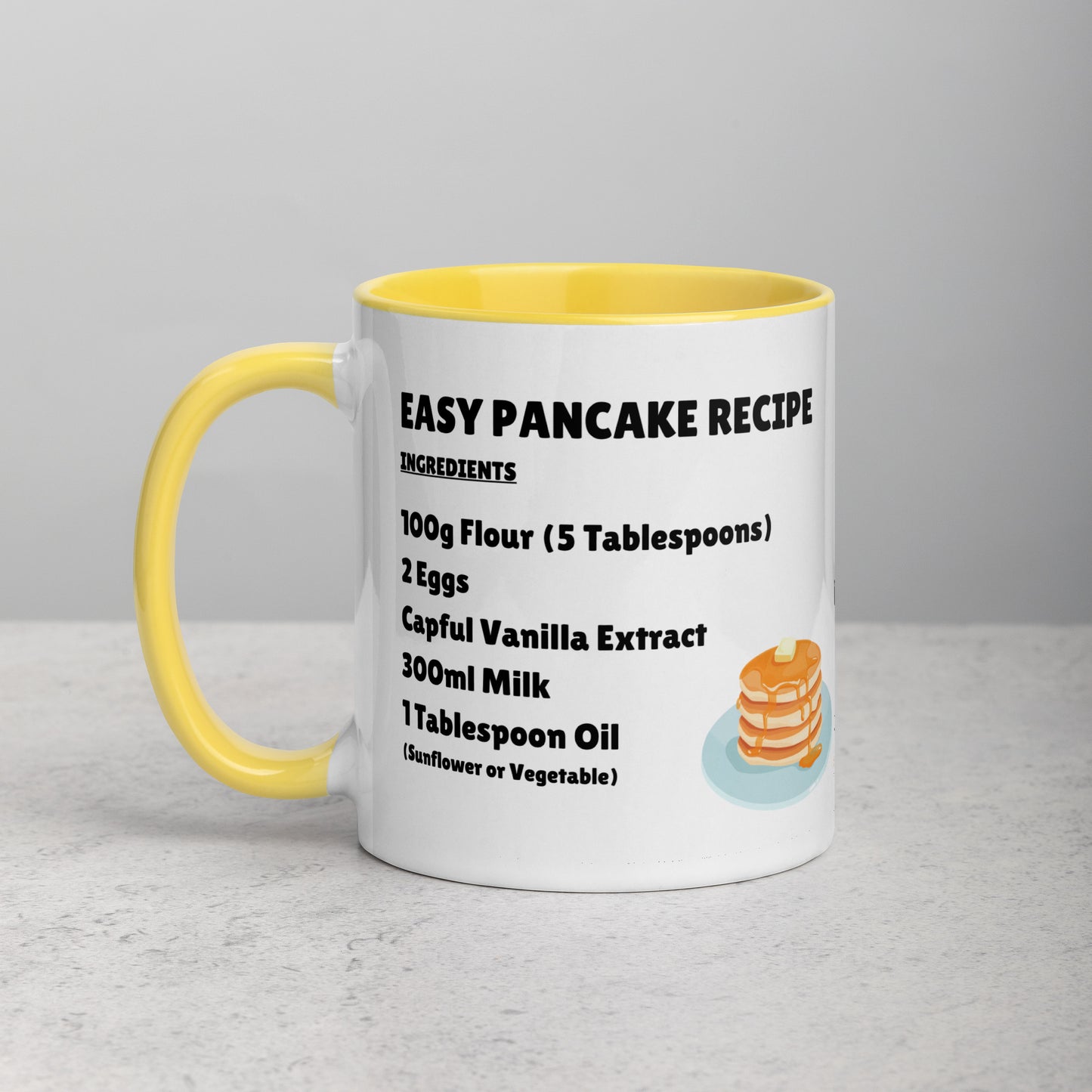 Easy Pancake Recipe Mug