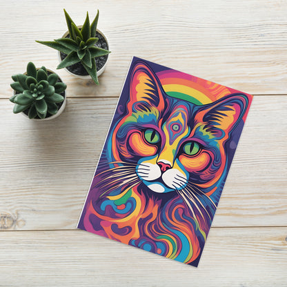 Abstract Cat Card - perfect for any occasion