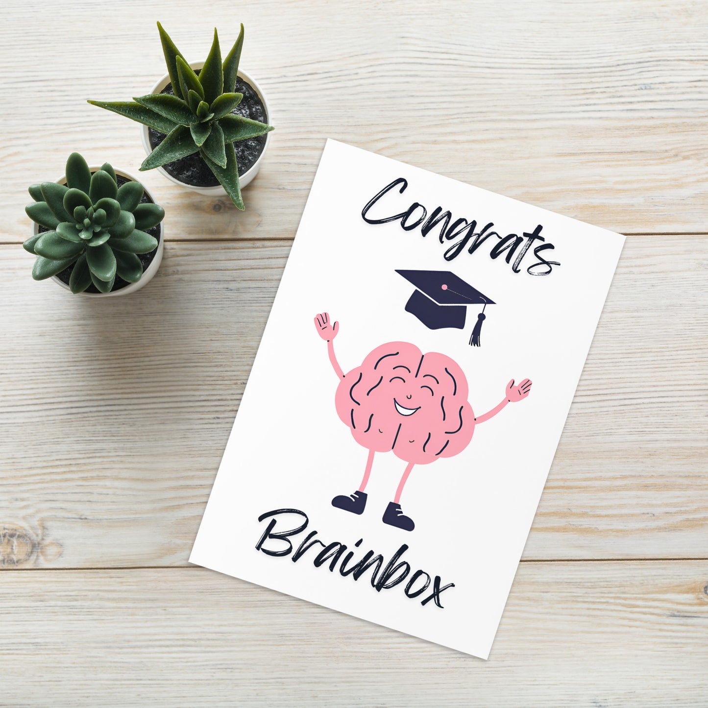 Graduation Brainbox Card