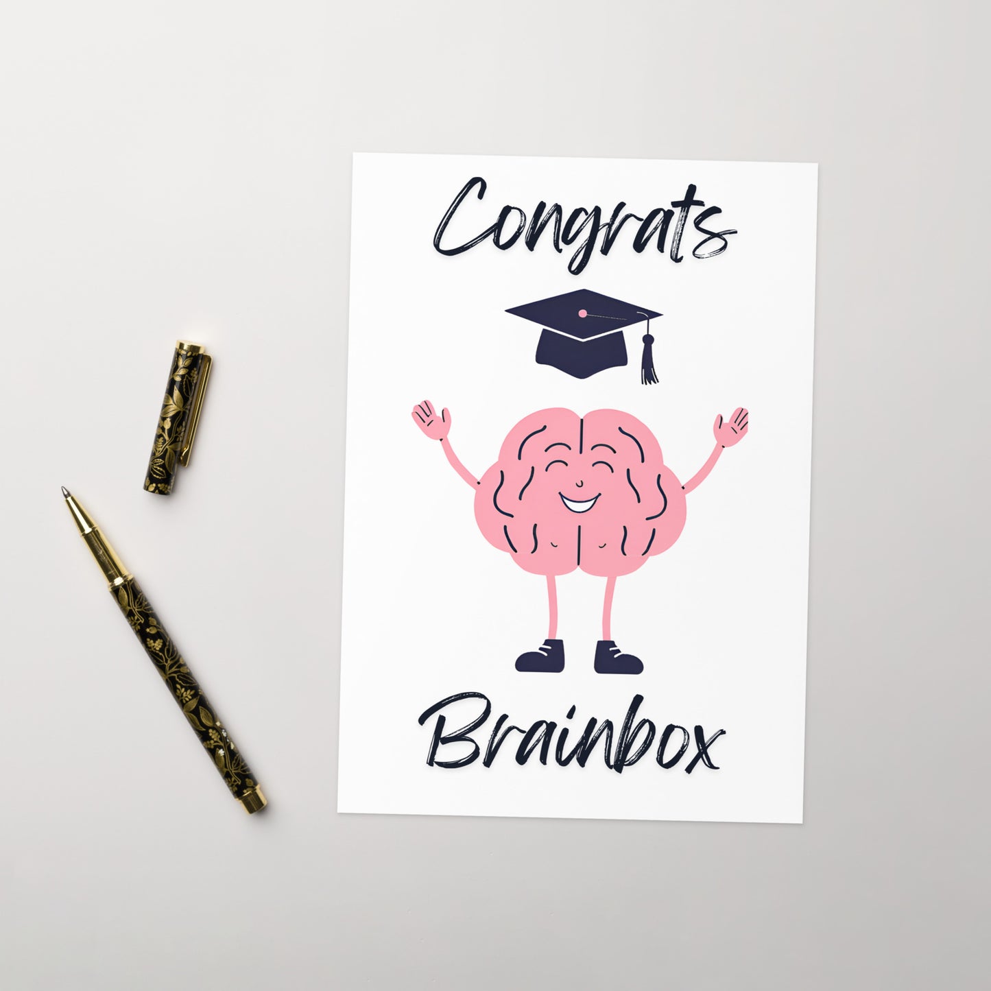 Graduation Brainbox Card