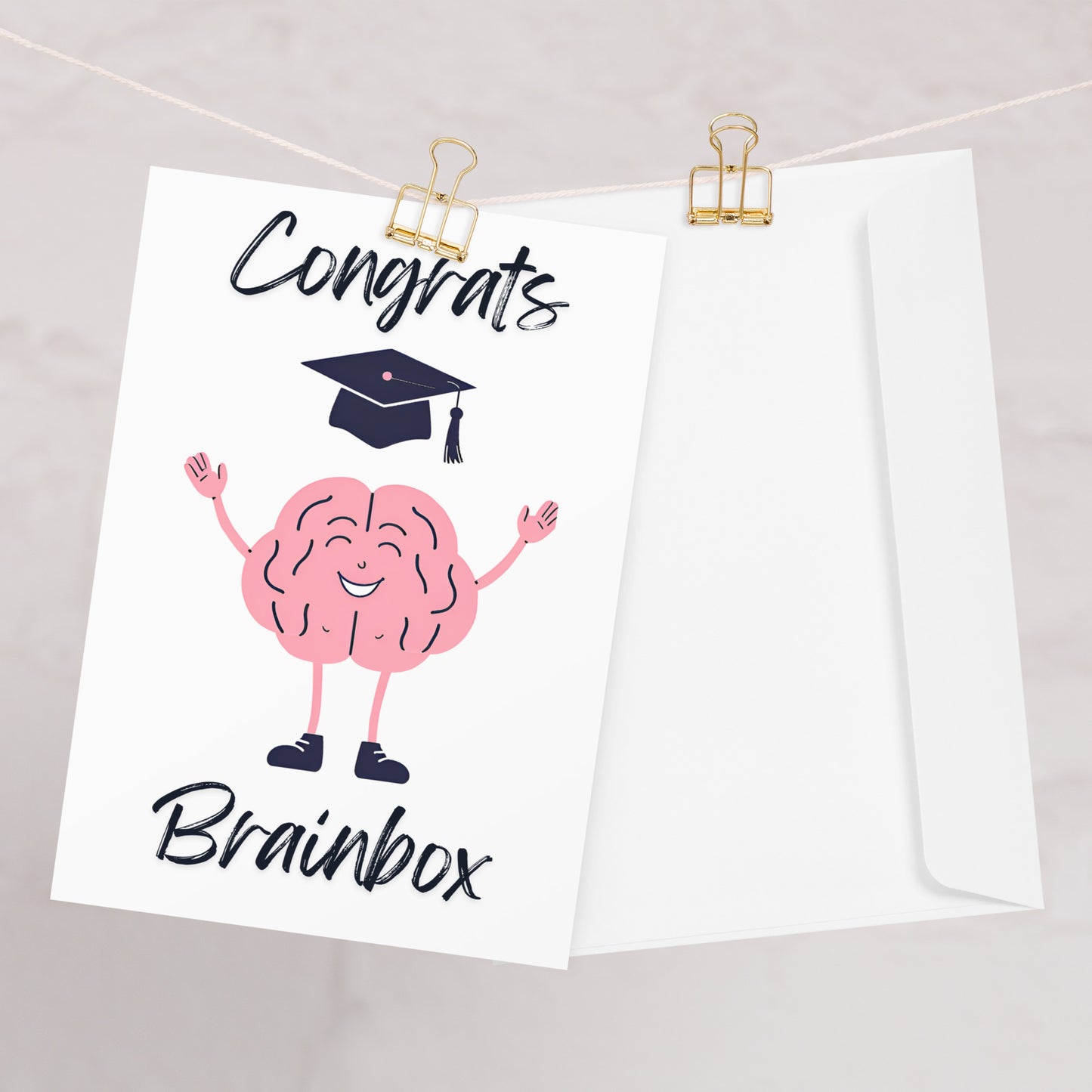 Graduation Brainbox Card