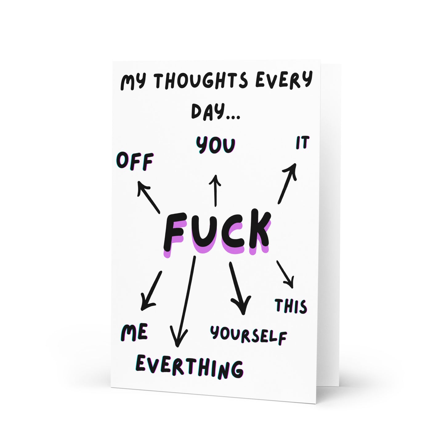 My Thoughts Card