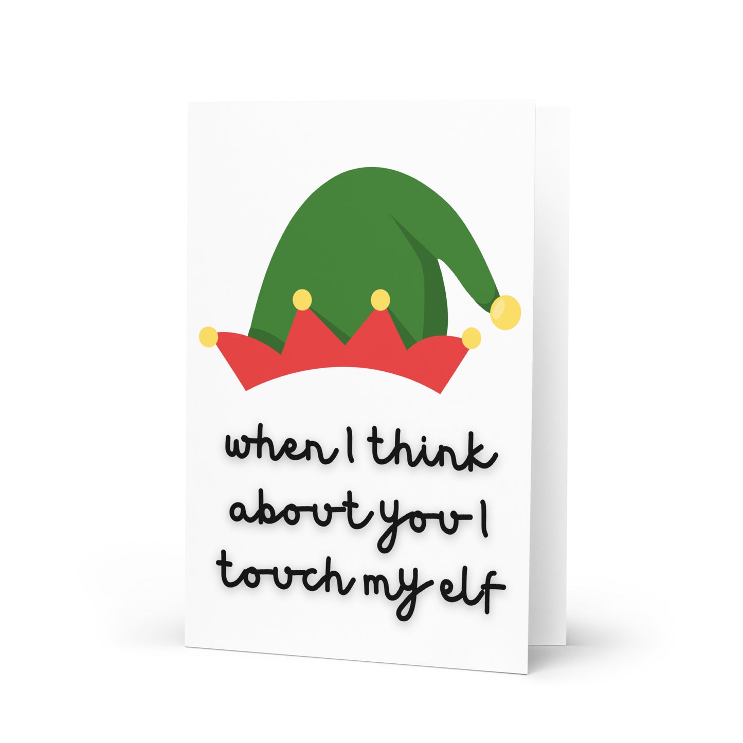 Naughty Elf - Christmas Card