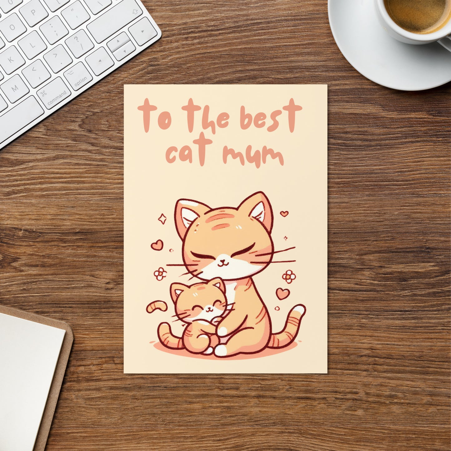 Cat Mum Greeting Card