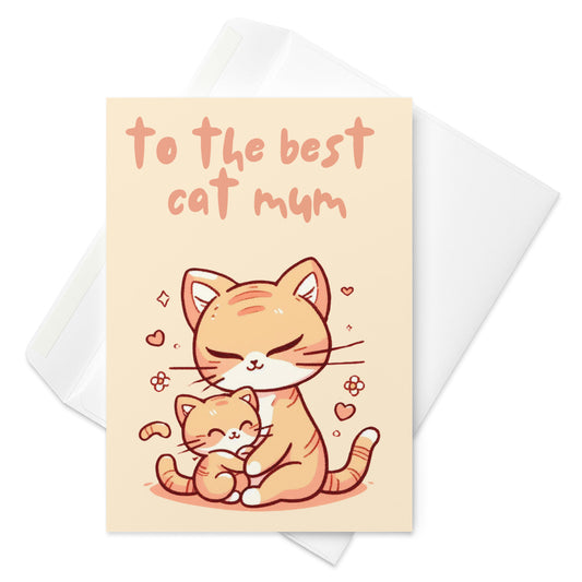 Cat Mum Greeting Card