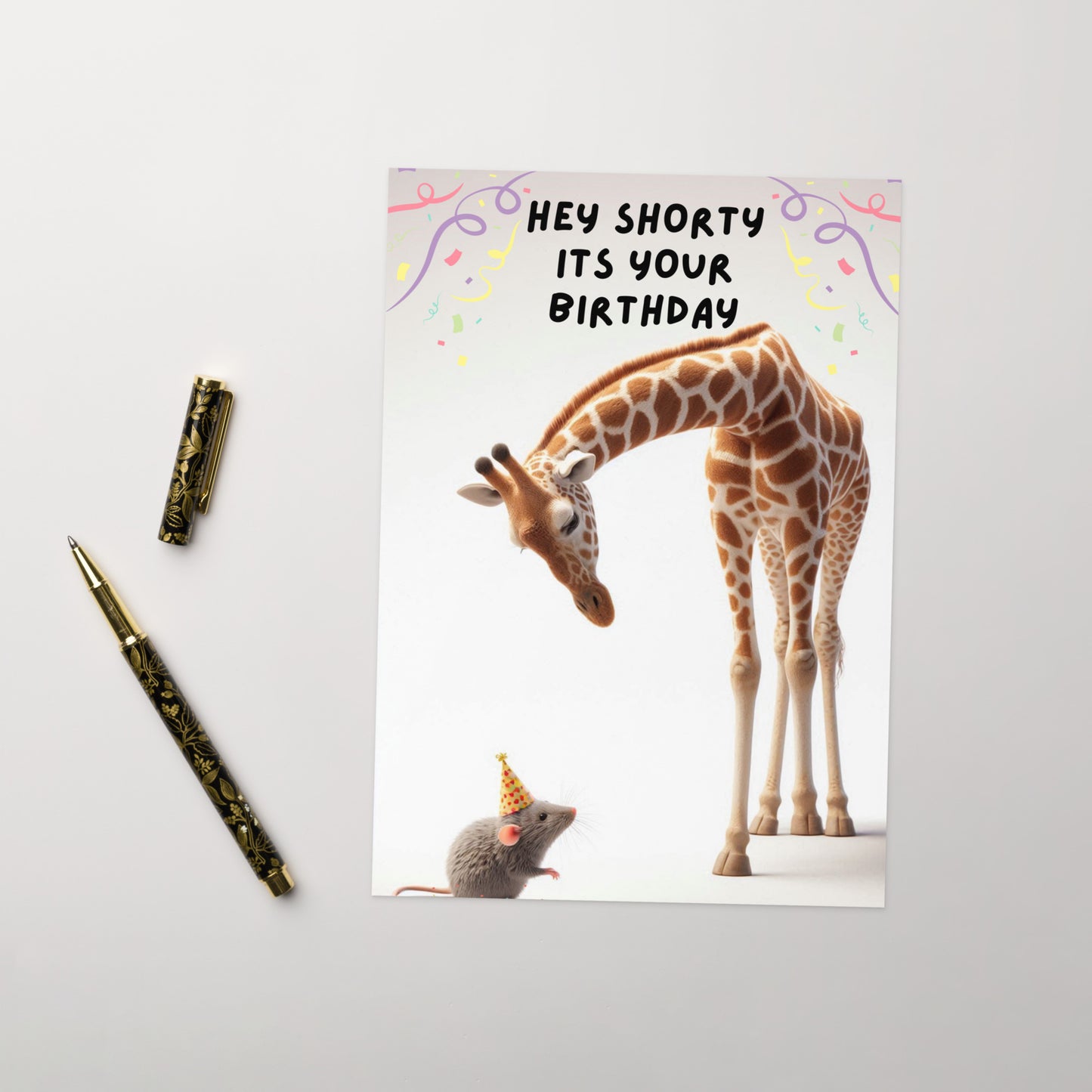 Hey Shorty! Birthday Card