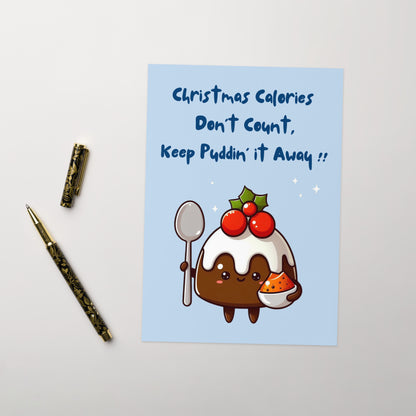 Christmas Pudding Card