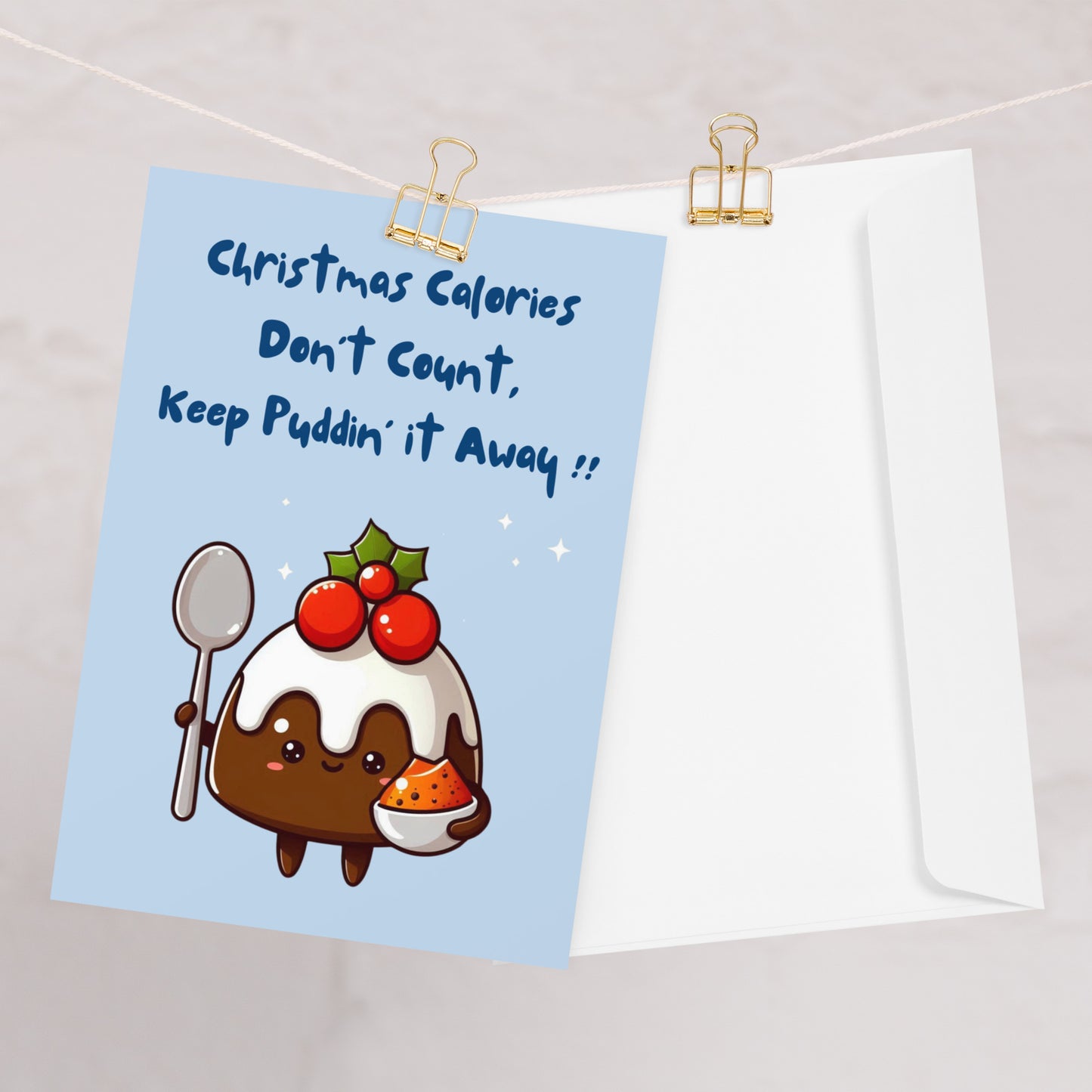 Christmas Pudding Card