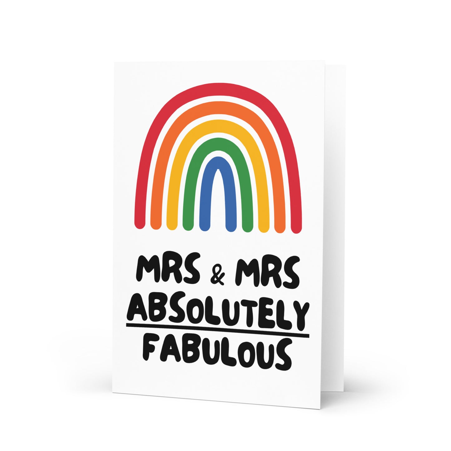 Mrs and Mrs Fabulous Card